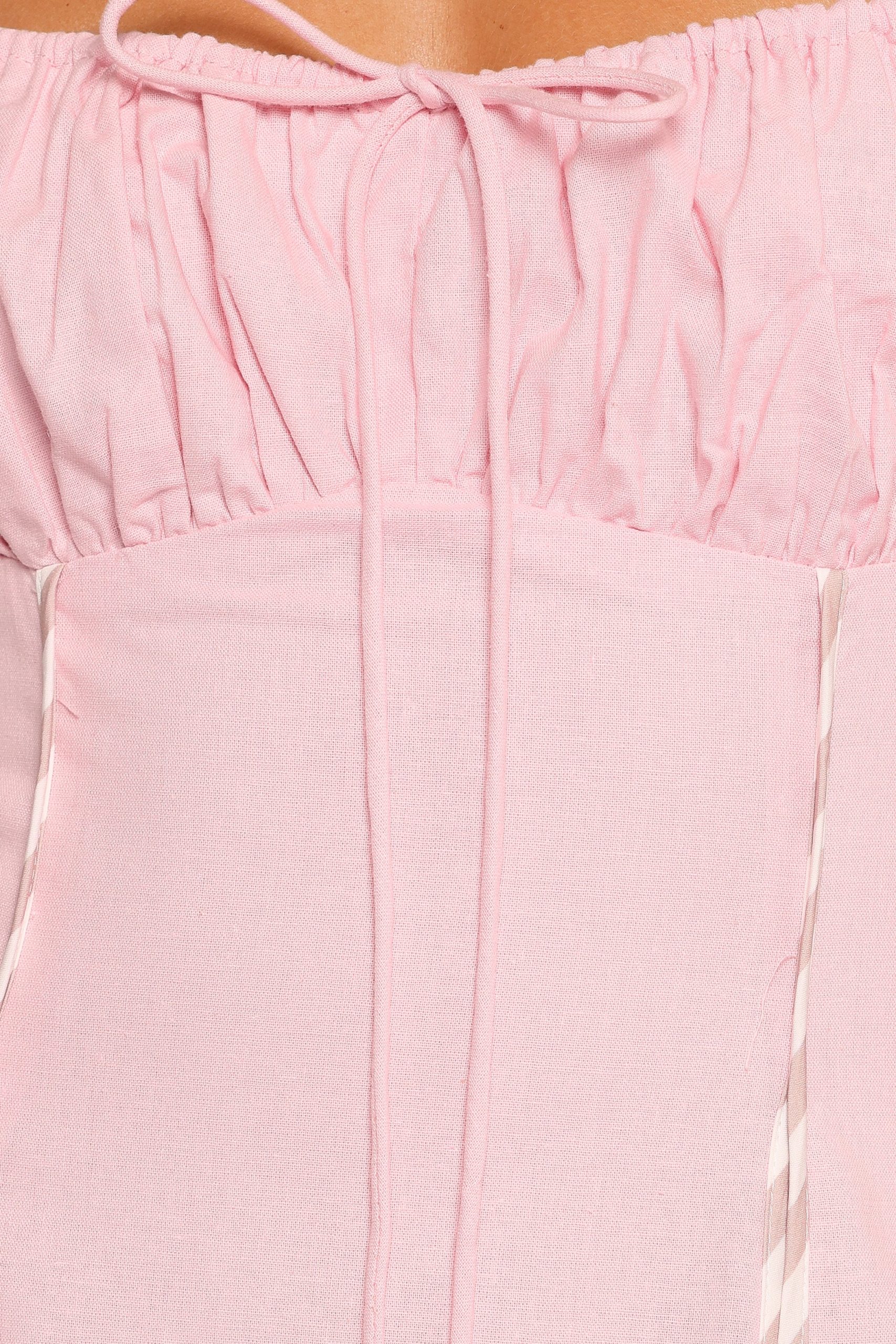 Talyn Midi Dress - Pink - Image 5