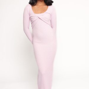Teodora Midi Dress - Pink