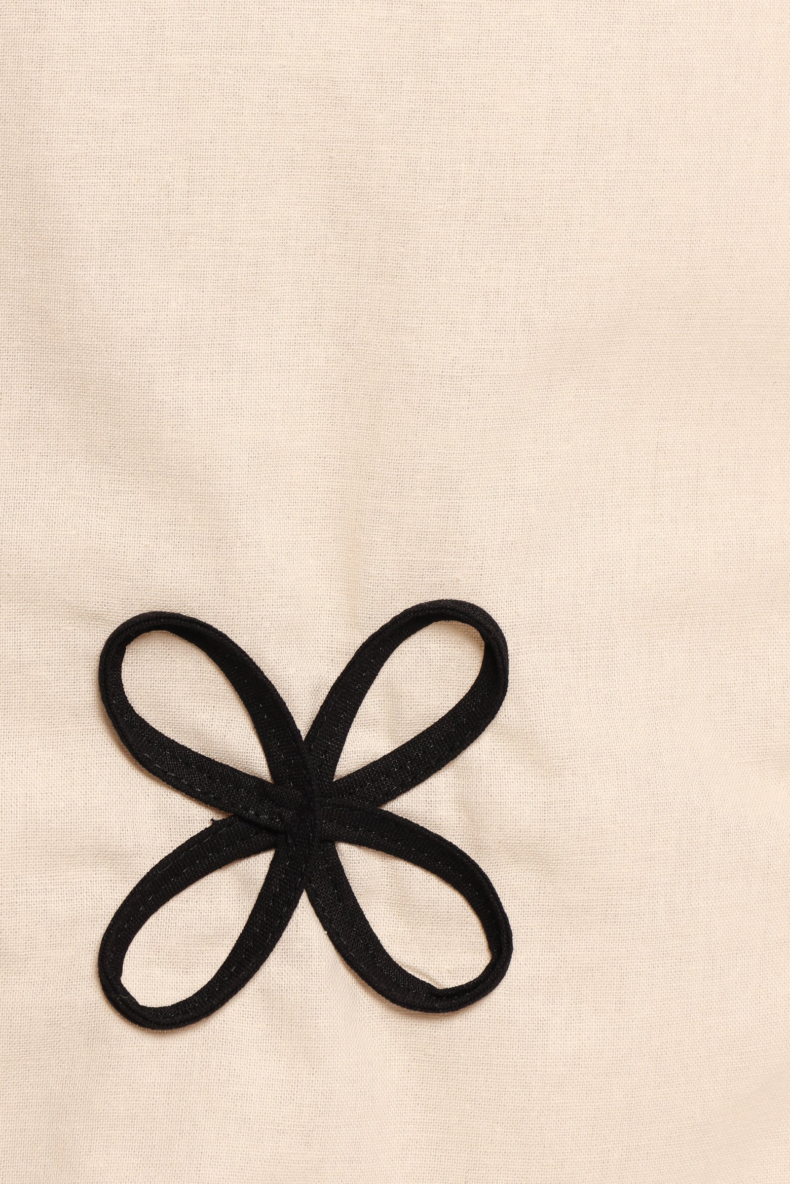Thalia Mini Dress - Cream/Black - Image 8
