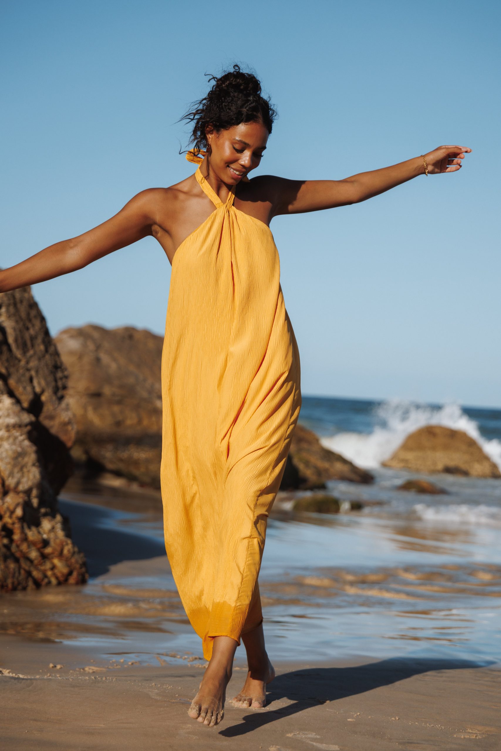 Theophania Maxi Dress - Mango - Image 7