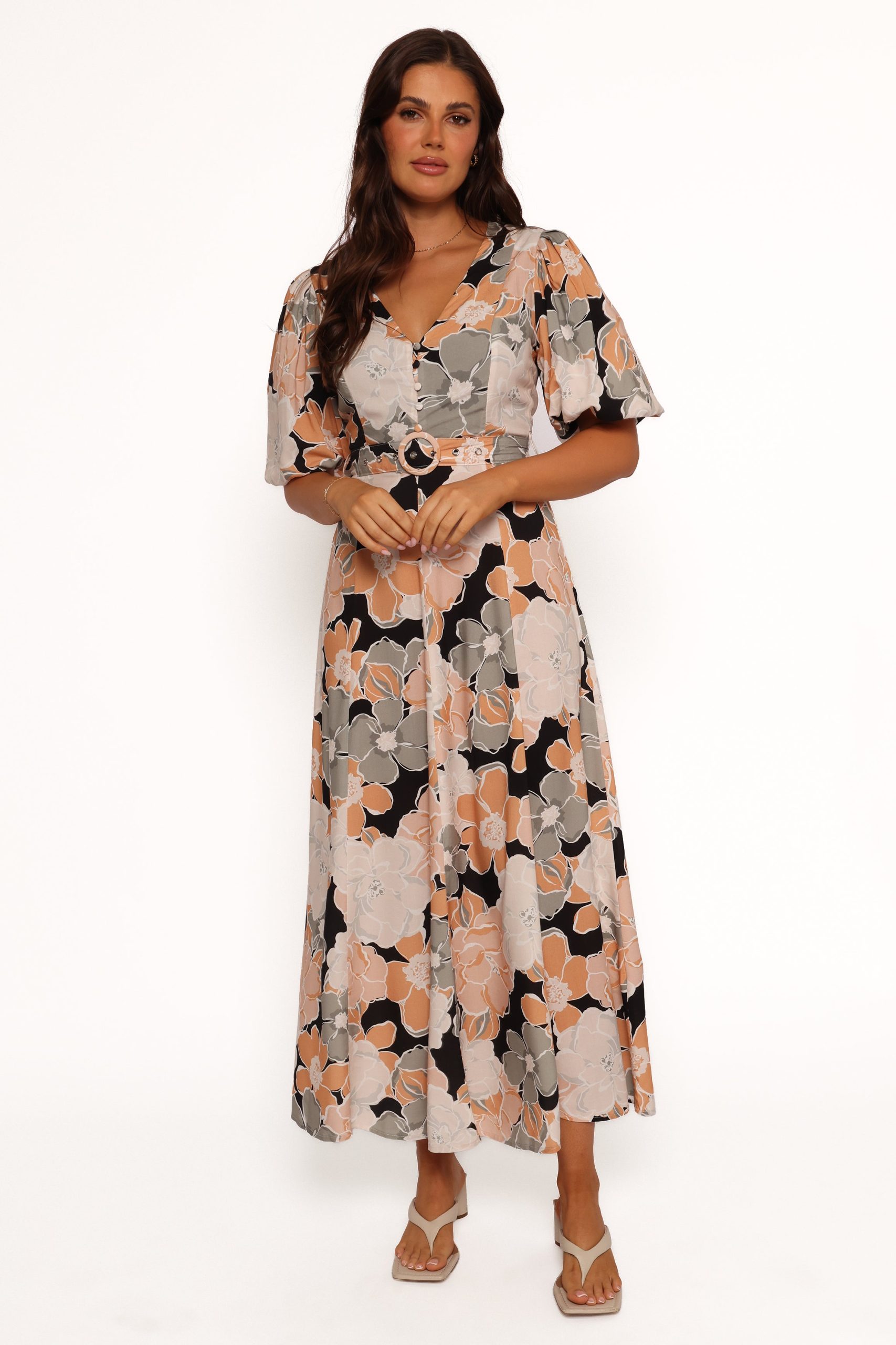Tiarni Maxi Dress - Black Floral - Image 2