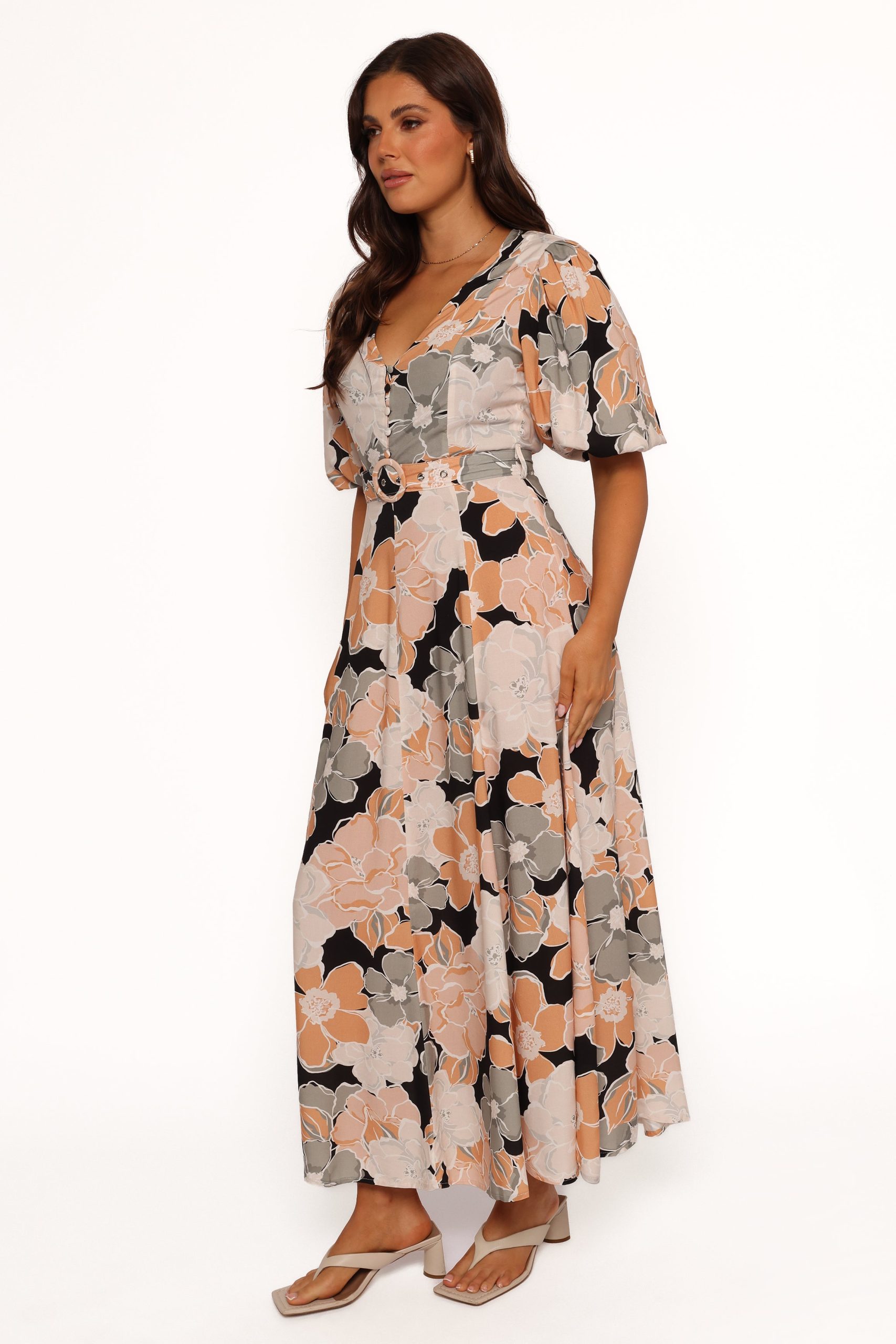 Tiarni Maxi Dress - Black Floral - Image 3