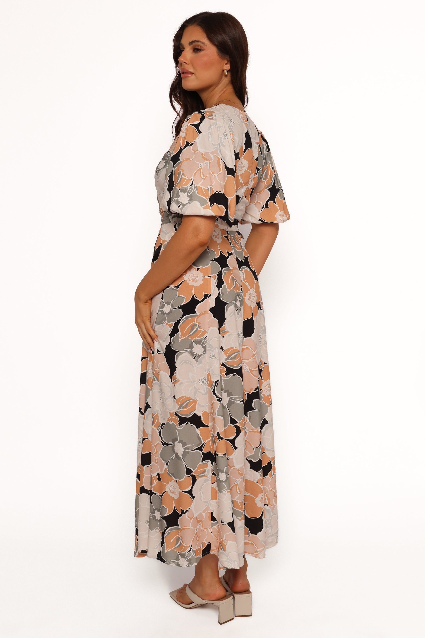 Tiarni Maxi Dress - Black Floral - Image 4
