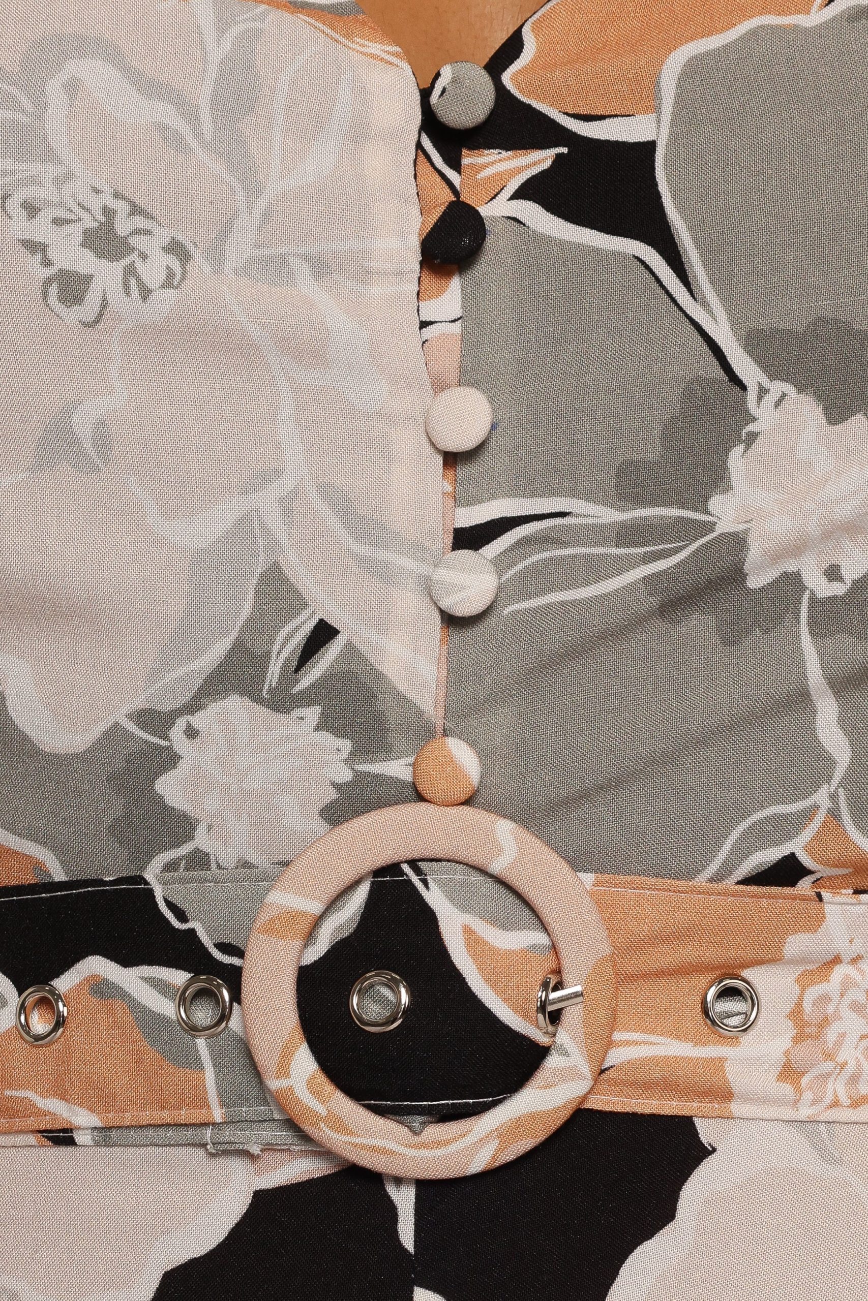 Tiarni Maxi Dress - Black Floral - Image 7