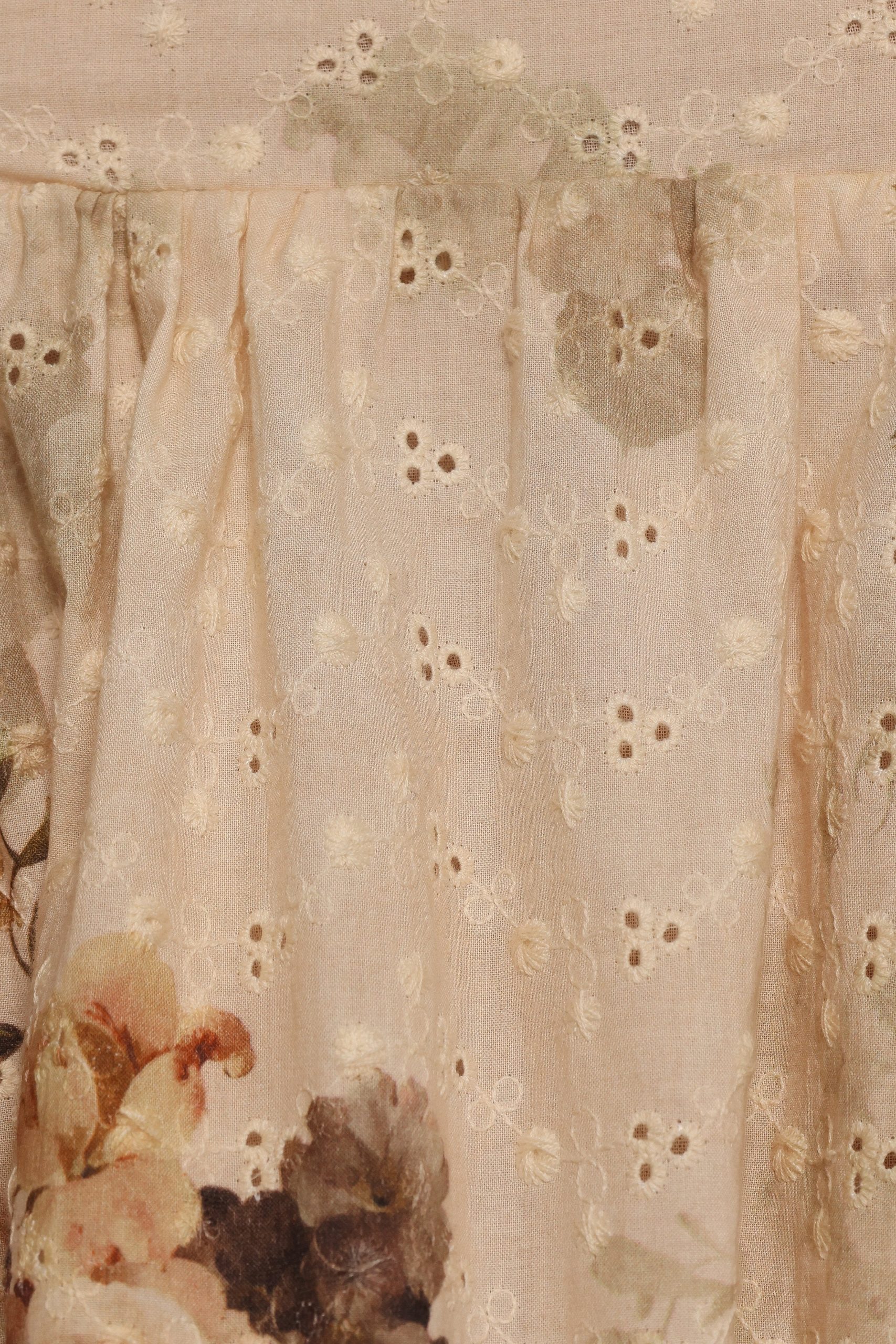 Tiarny Mini Dress - Beige Floral - Image 10