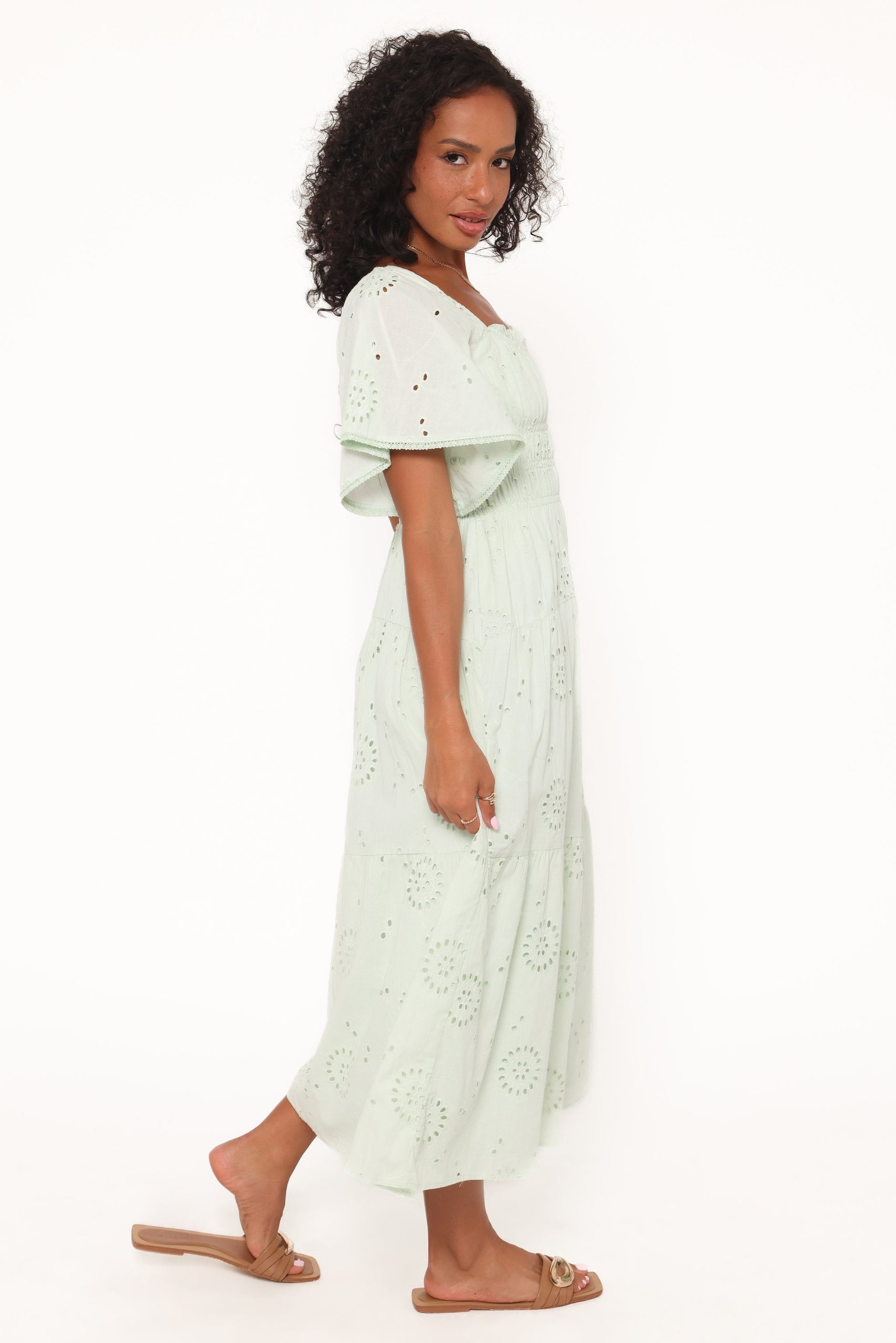 Tierney Midi Dress - Sage Green - Image 3