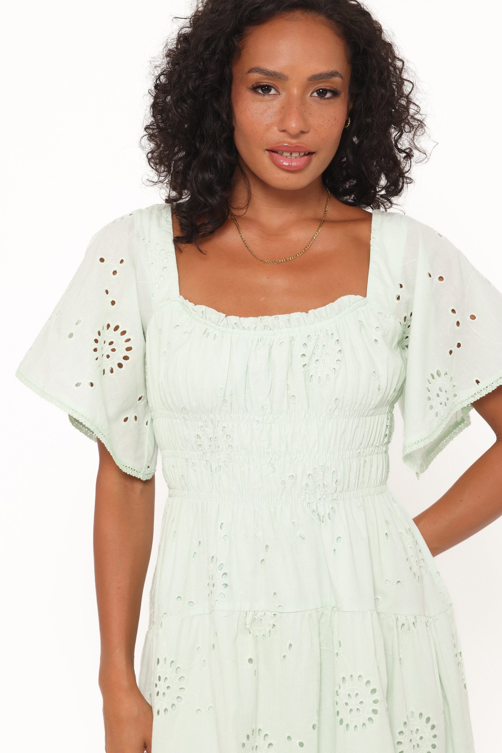 Tierney Midi Dress - Sage Green - Image 2