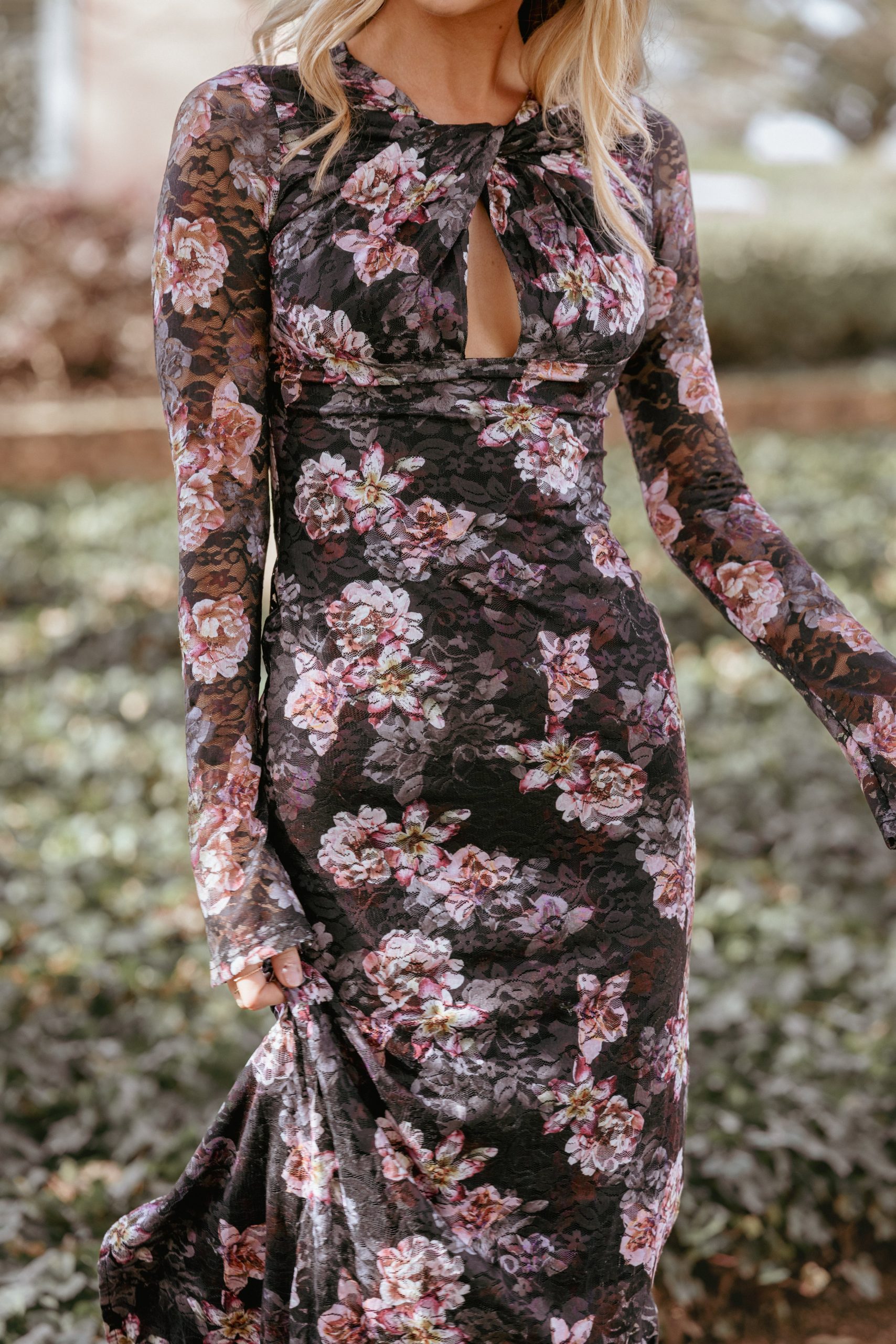 Trilby Maxi Dress - Floral Lace - Image 7