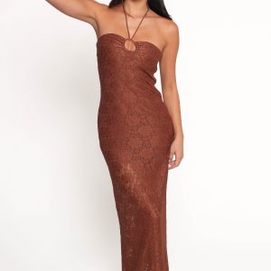 Tucker Midi Dress - Brown