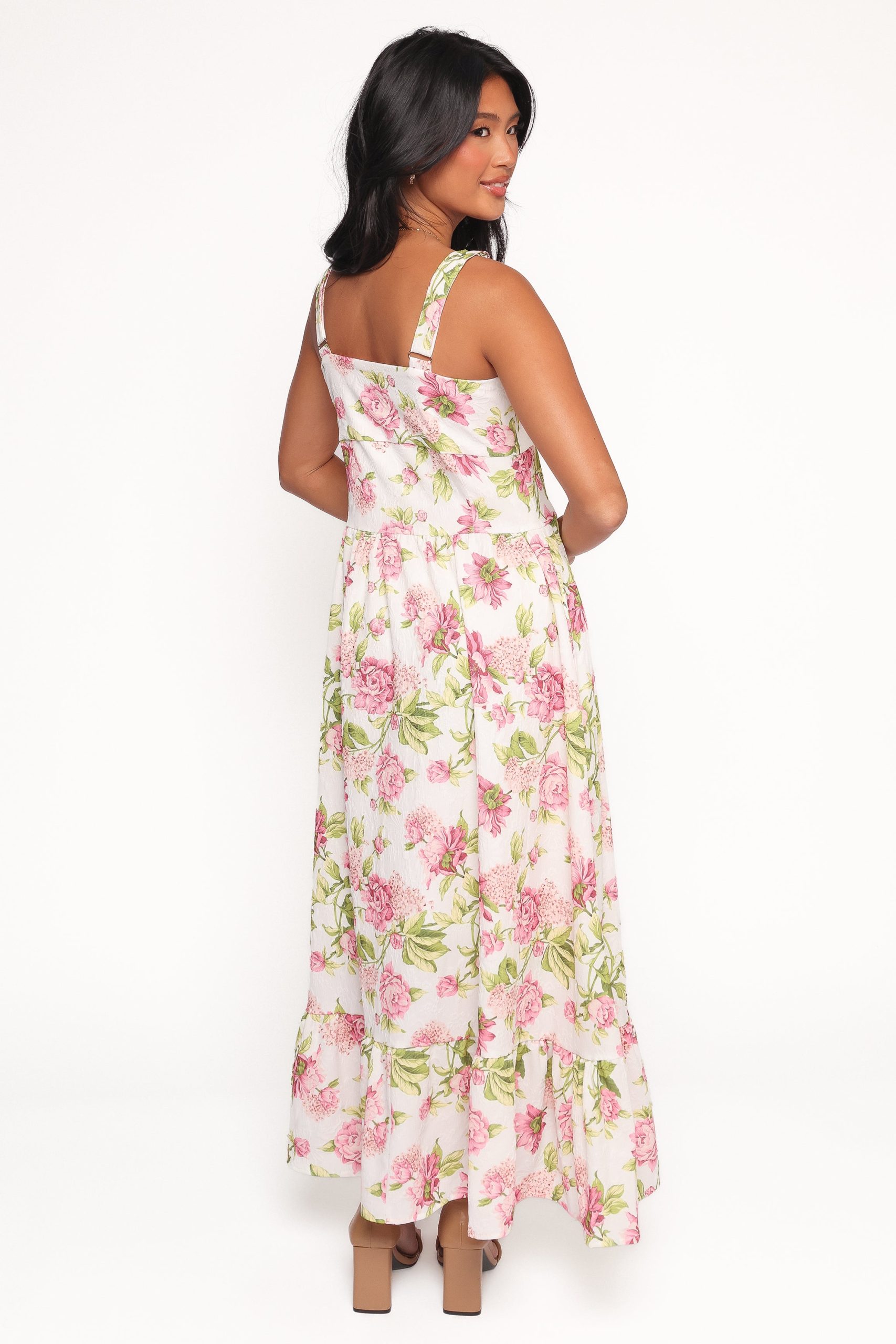 Tullia Maxi Dress - Pink Floral - Image 3