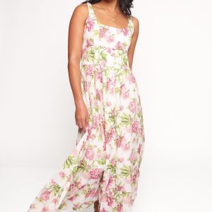 Tullia Maxi Dress - Pink Floral