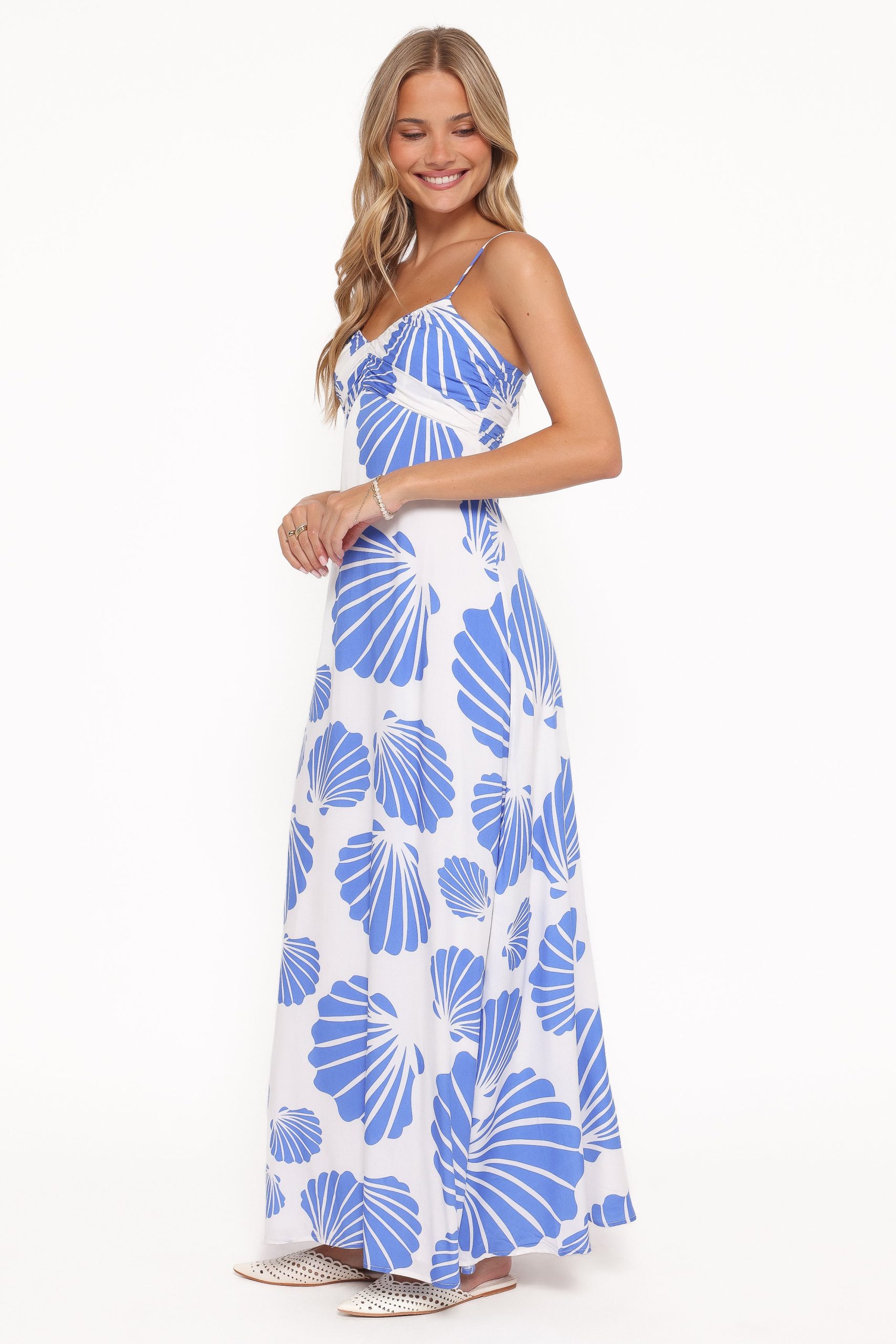 Tyla Maxi Dress - Blue Shell - Image 4