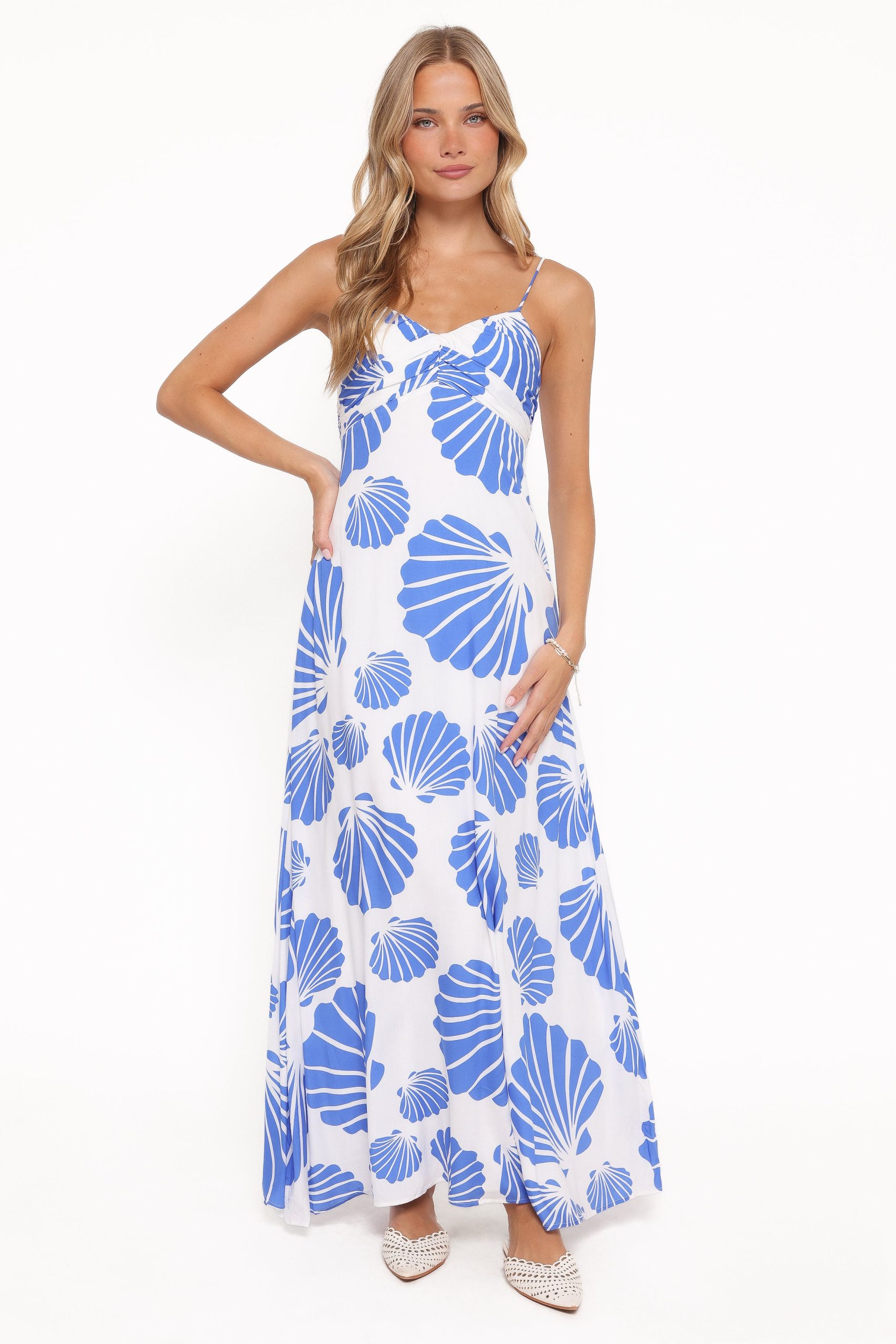 Tyla Maxi Dress - Blue Shell - Image 2