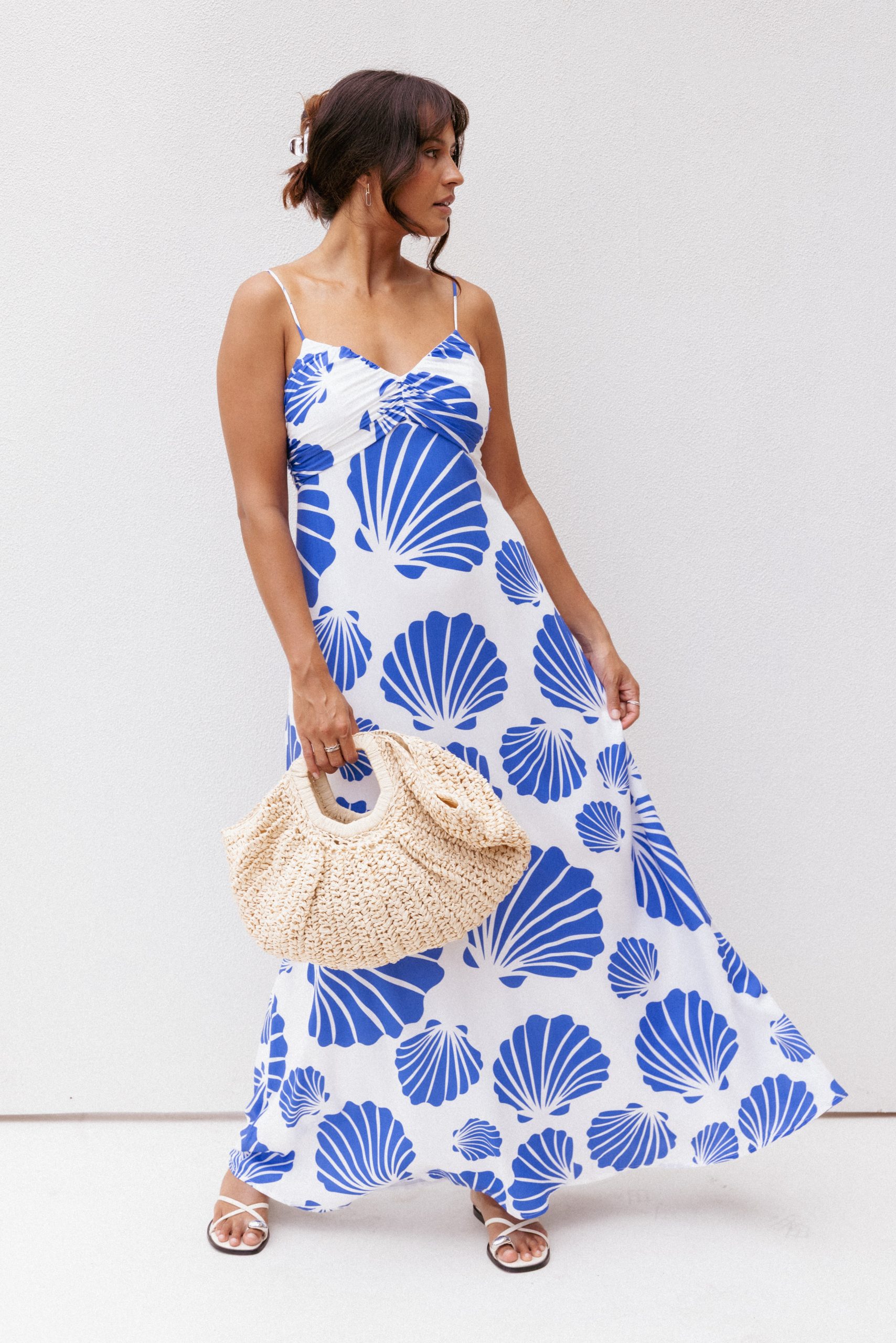 Tyla Maxi Dress - Blue Shell - Image 7