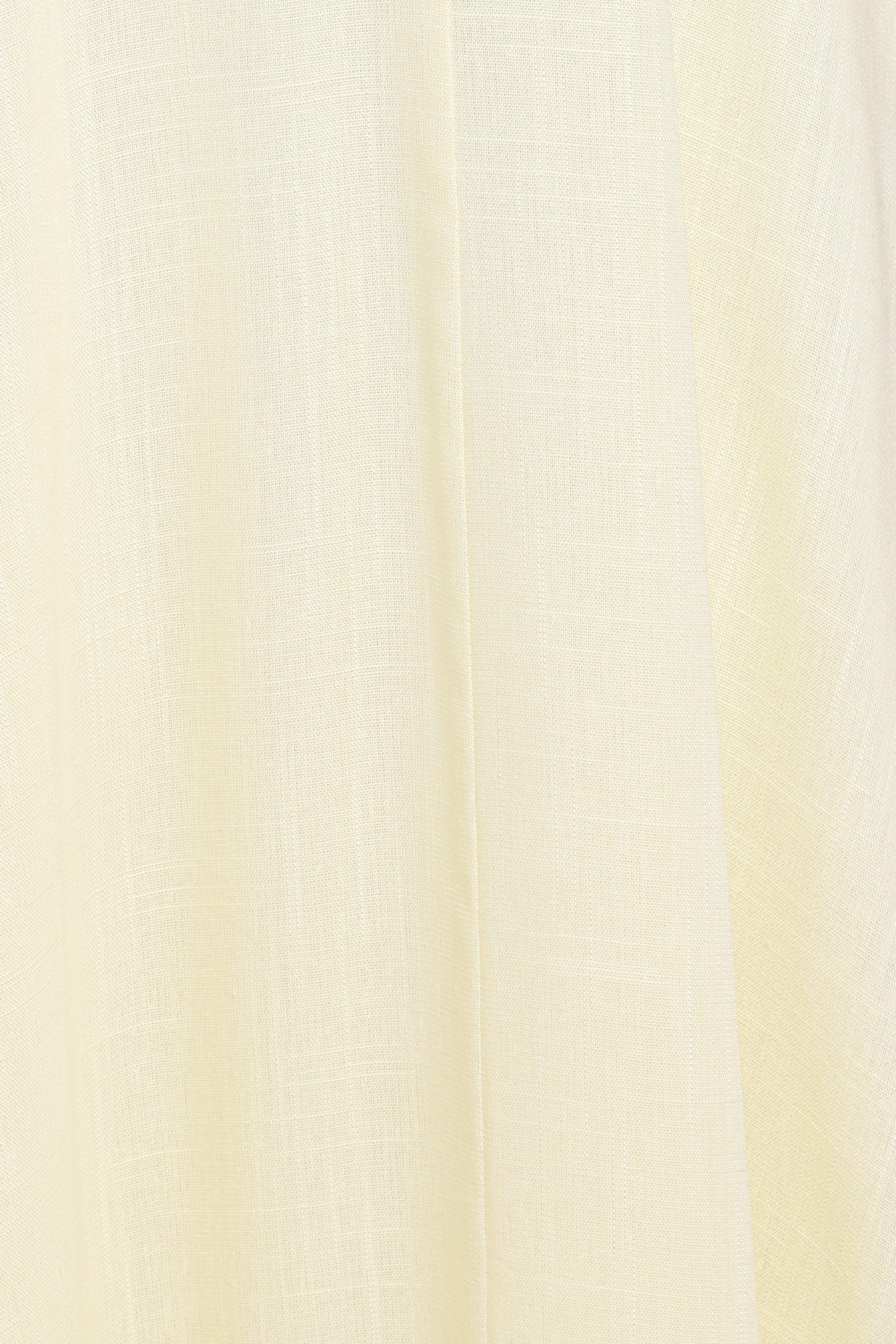 Valara Tie Shoulder Maxi Dress - Butter Yellow - Image 6