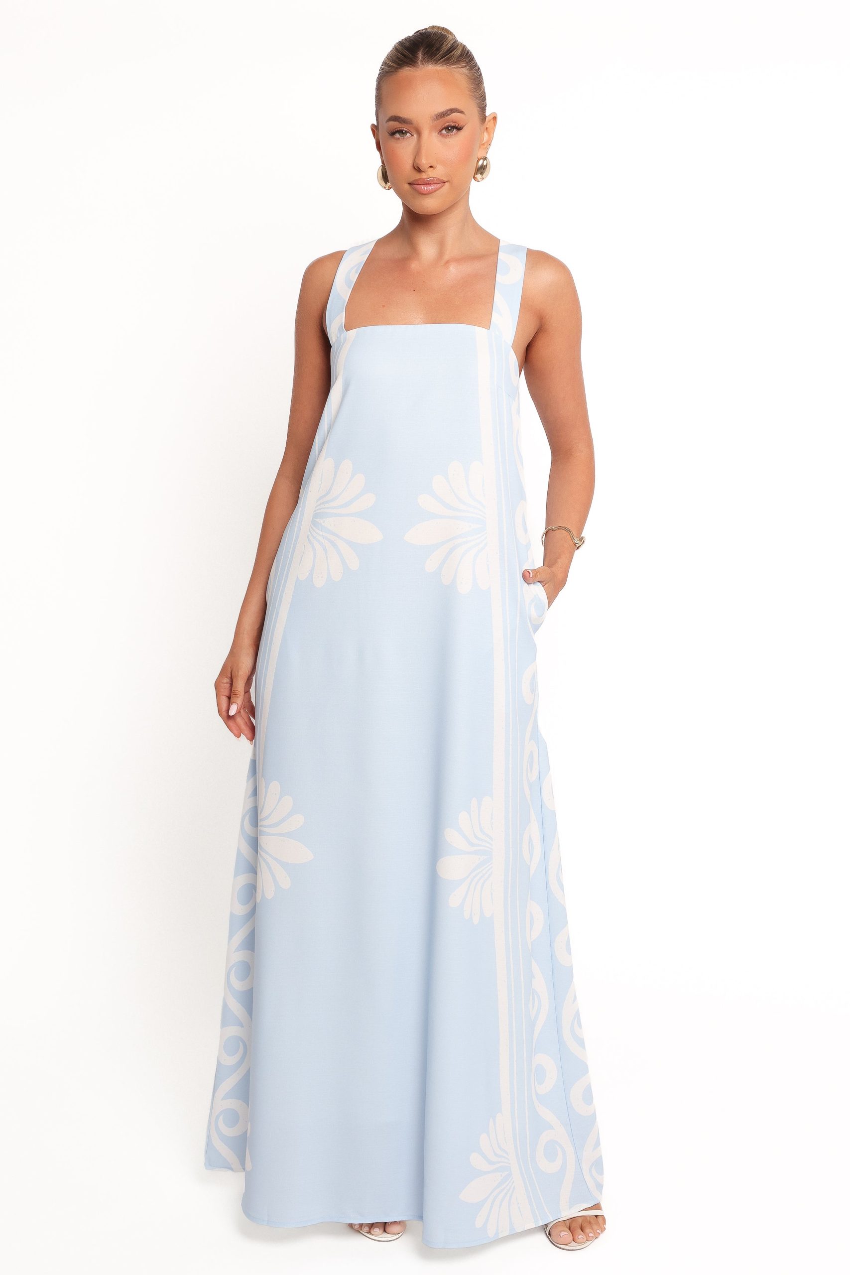 Valeria Maxi Dress - Blue - Image 7