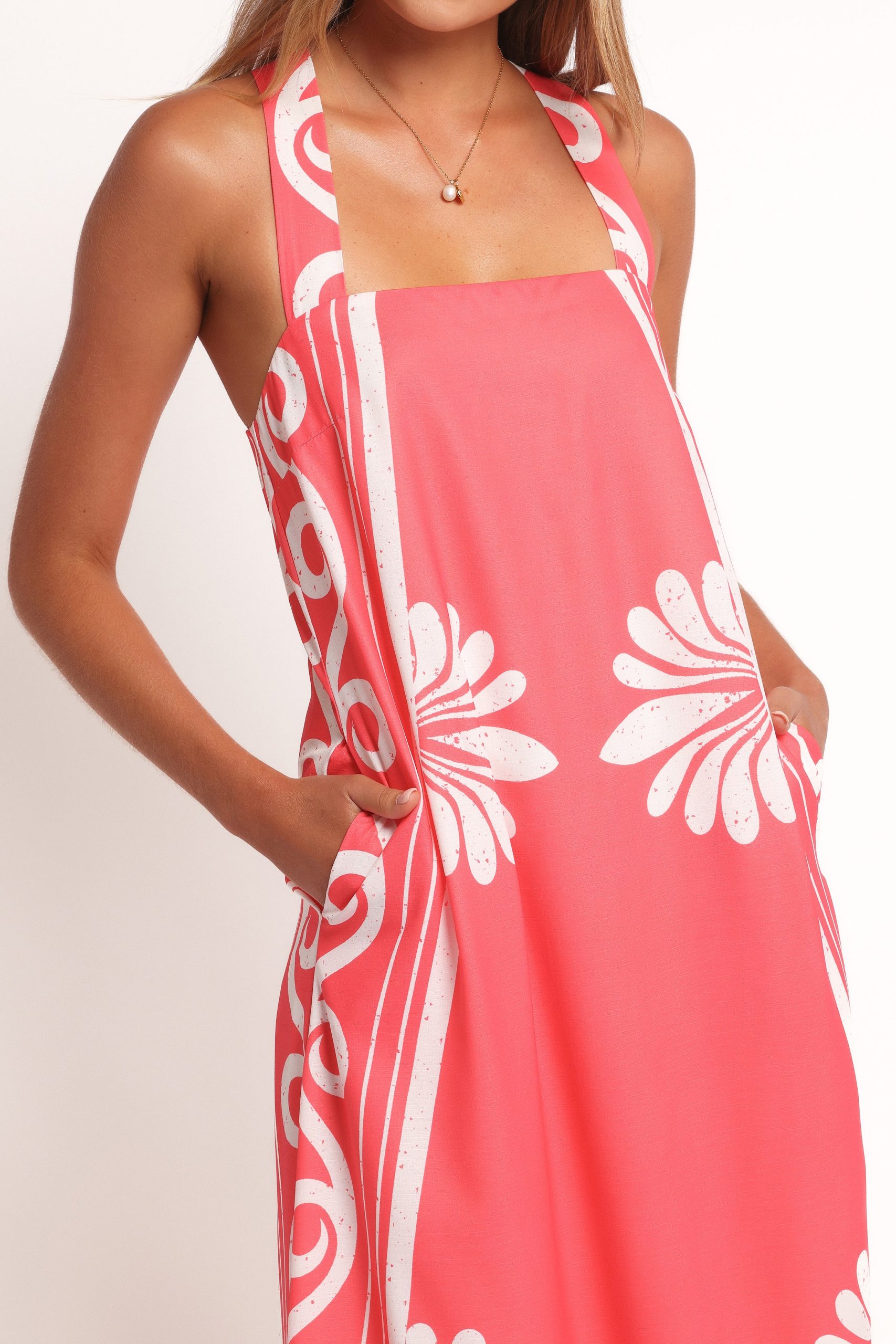 Valeria Maxi Dress - Coral - Image 7