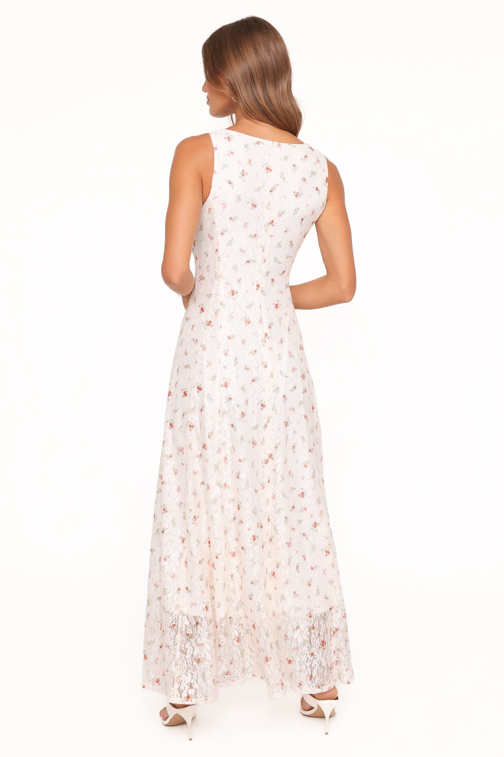 Valley Maxi Dress - White Floral Lace - Image 5