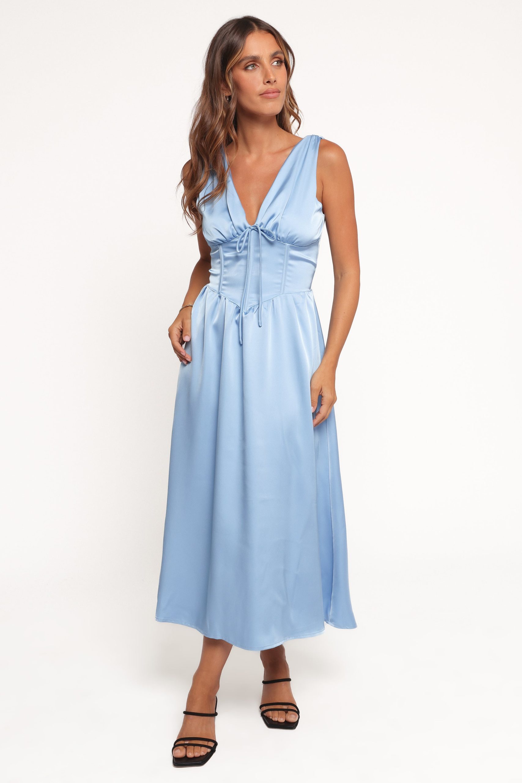 Verena Midi Dress - Periwinkle Blue - Image 3