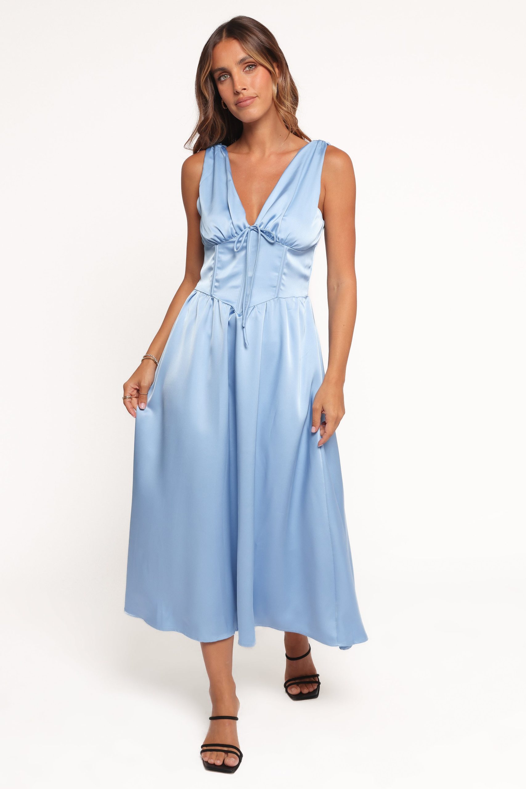 Verena Midi Dress - Periwinkle Blue - Image 2