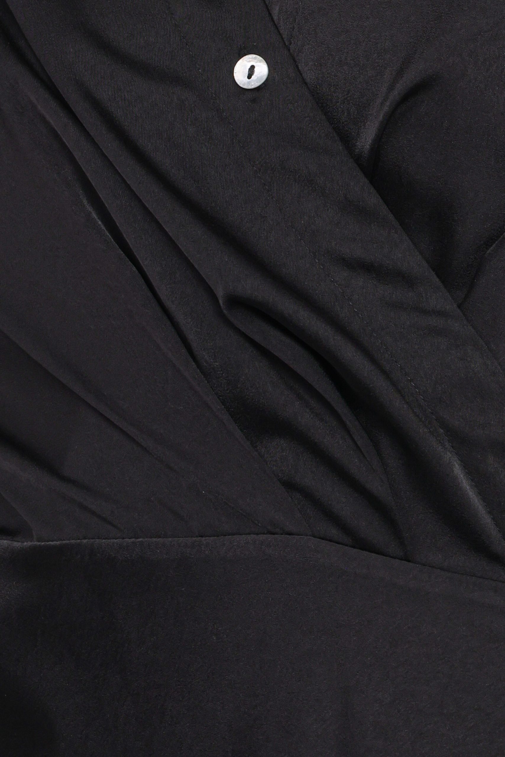 Verna Long Sleeve Maxi Dress - Black - Image 7