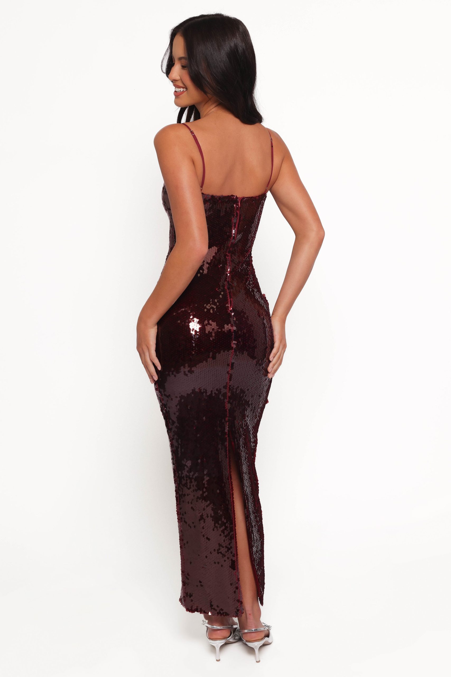 Vesina Maxi Dress - Burgundy - Image 6