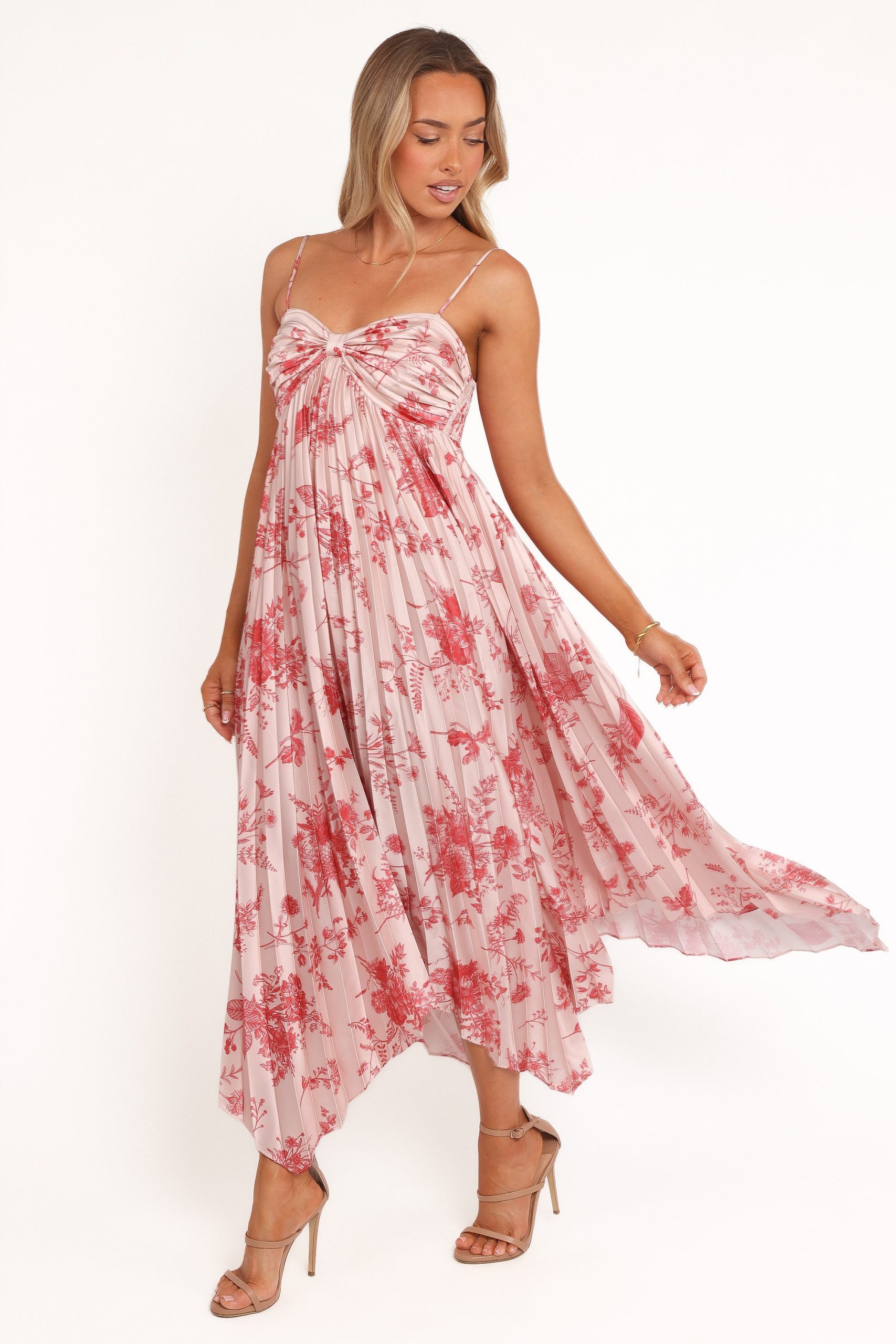 Vikki Dress - Red Floral - Image 4
