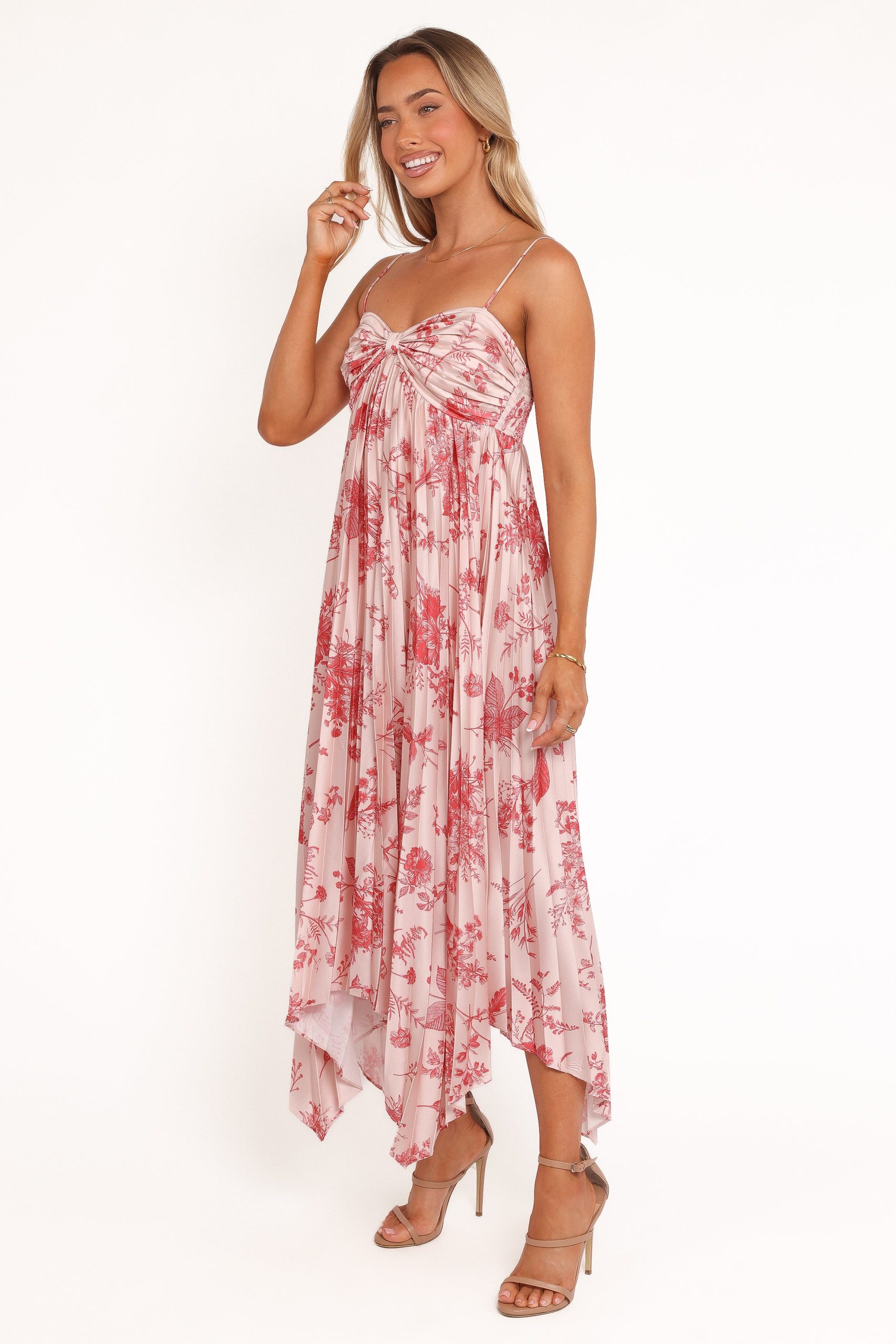 Vikki Dress - Red Floral - Image 6
