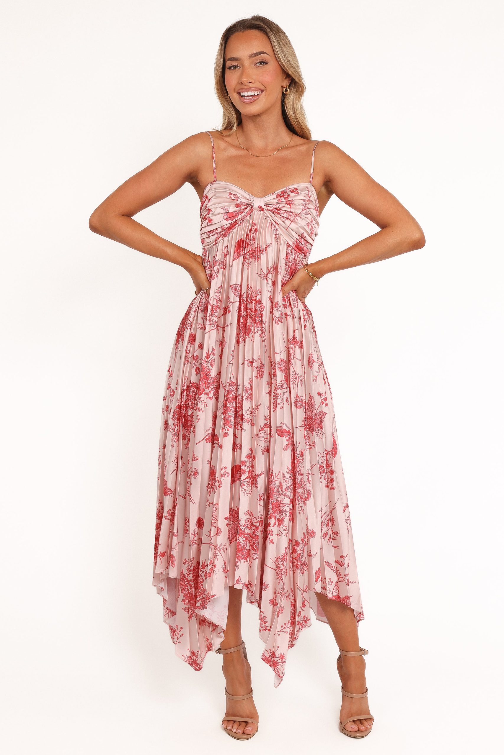 Vikki Dress - Red Floral - Image 7