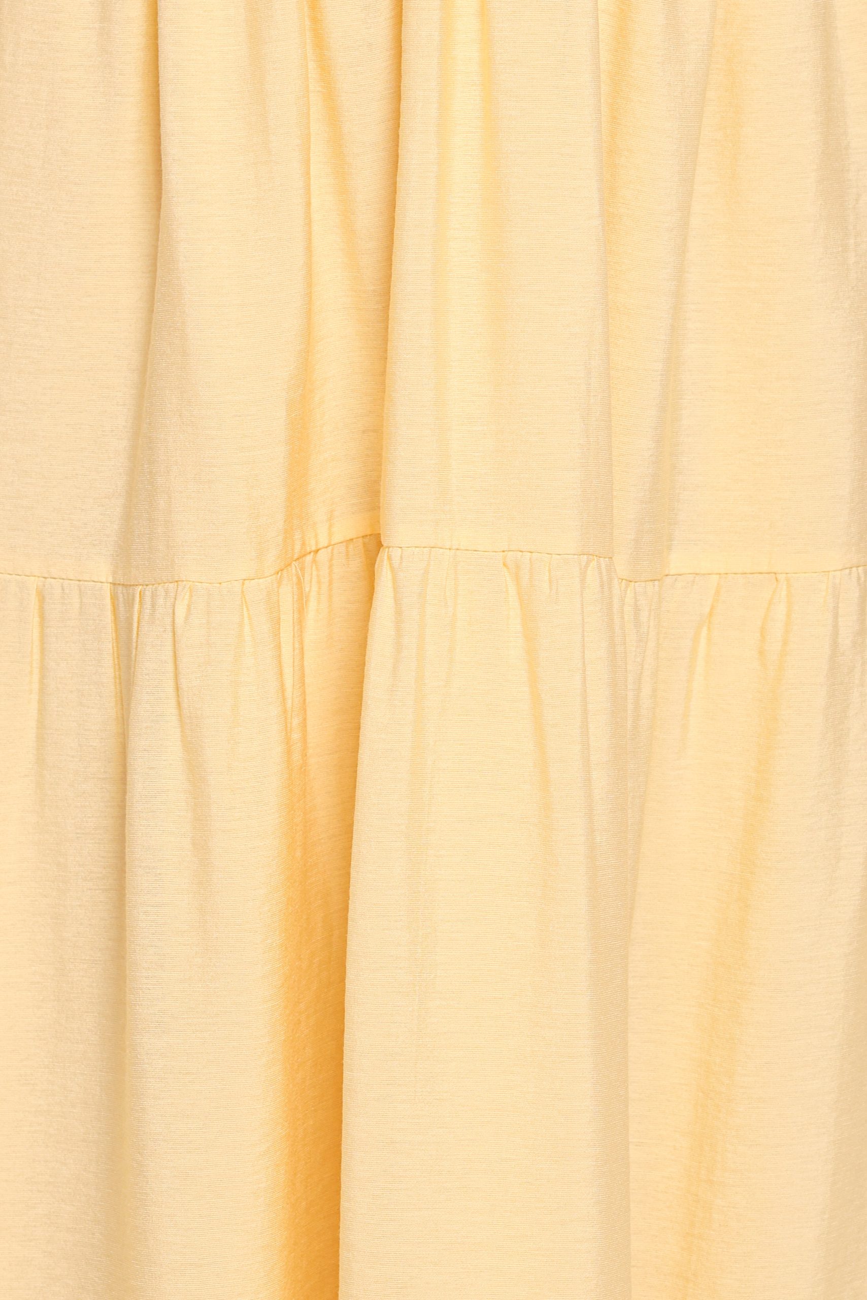 Vinny One Shoulder Maxi Dress - Yellow - Image 6