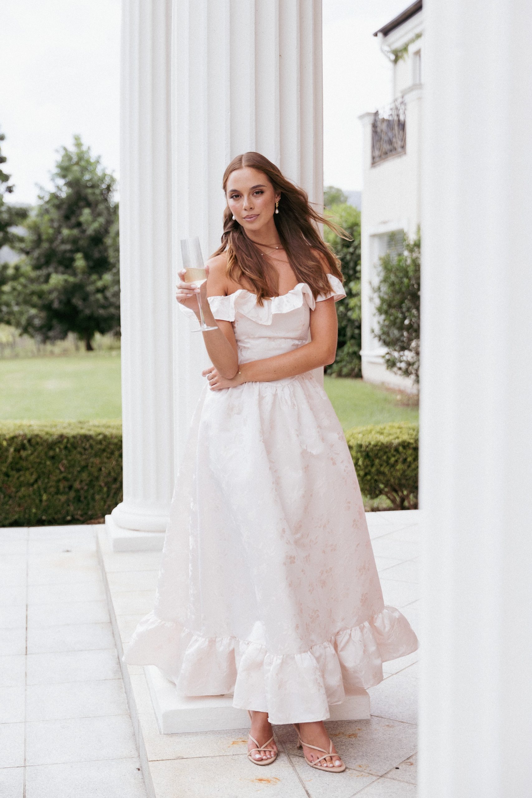 Vivien Maxi Dress - Pink - Image 7