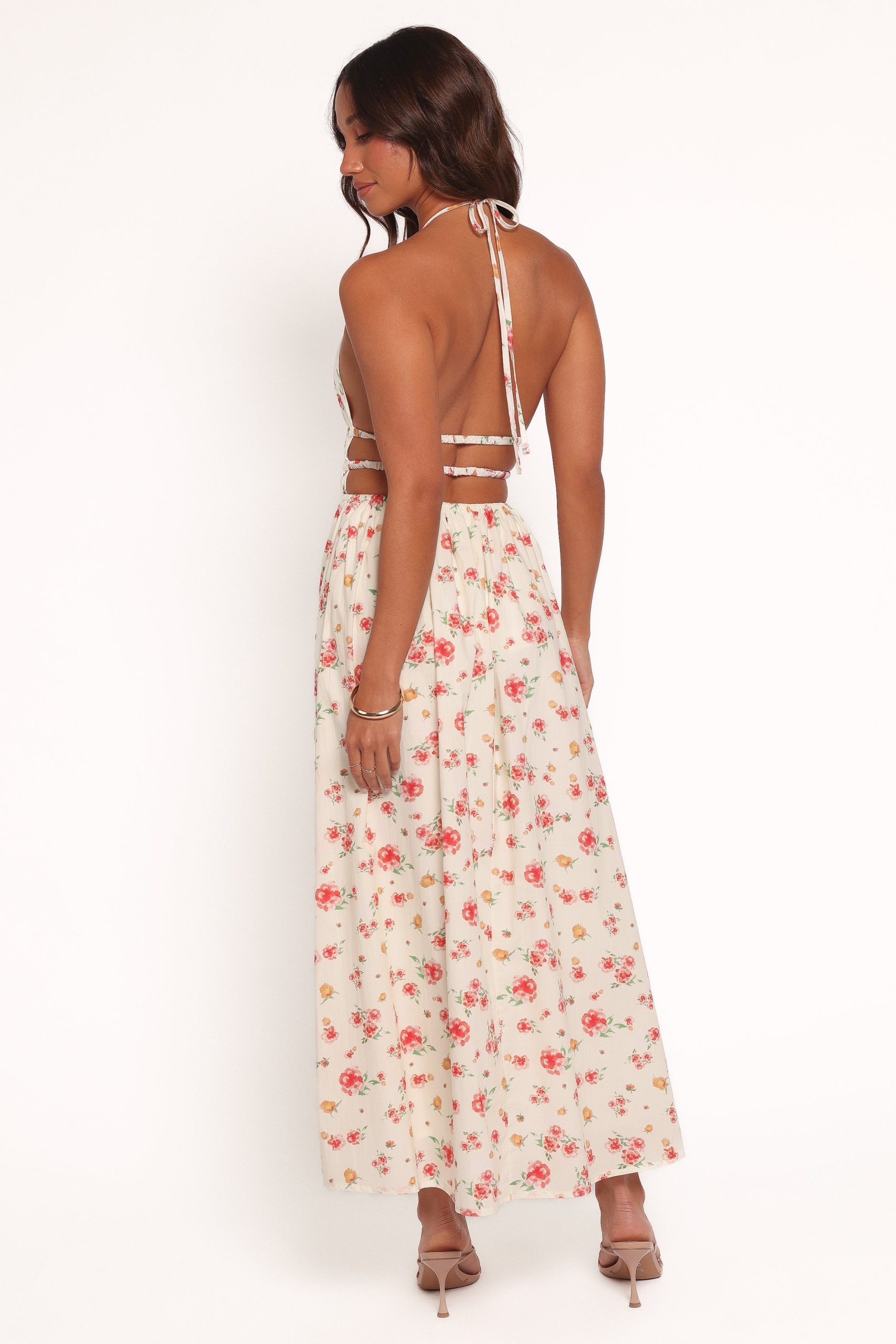 Wilder Halterneck Maxi Dress - Pink Floral - Image 4