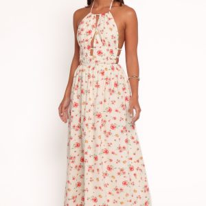 Wilder Halterneck Maxi Dress - Pink Floral