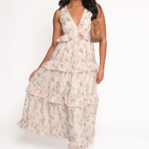 Willis Maxi Dress - Pink Floral