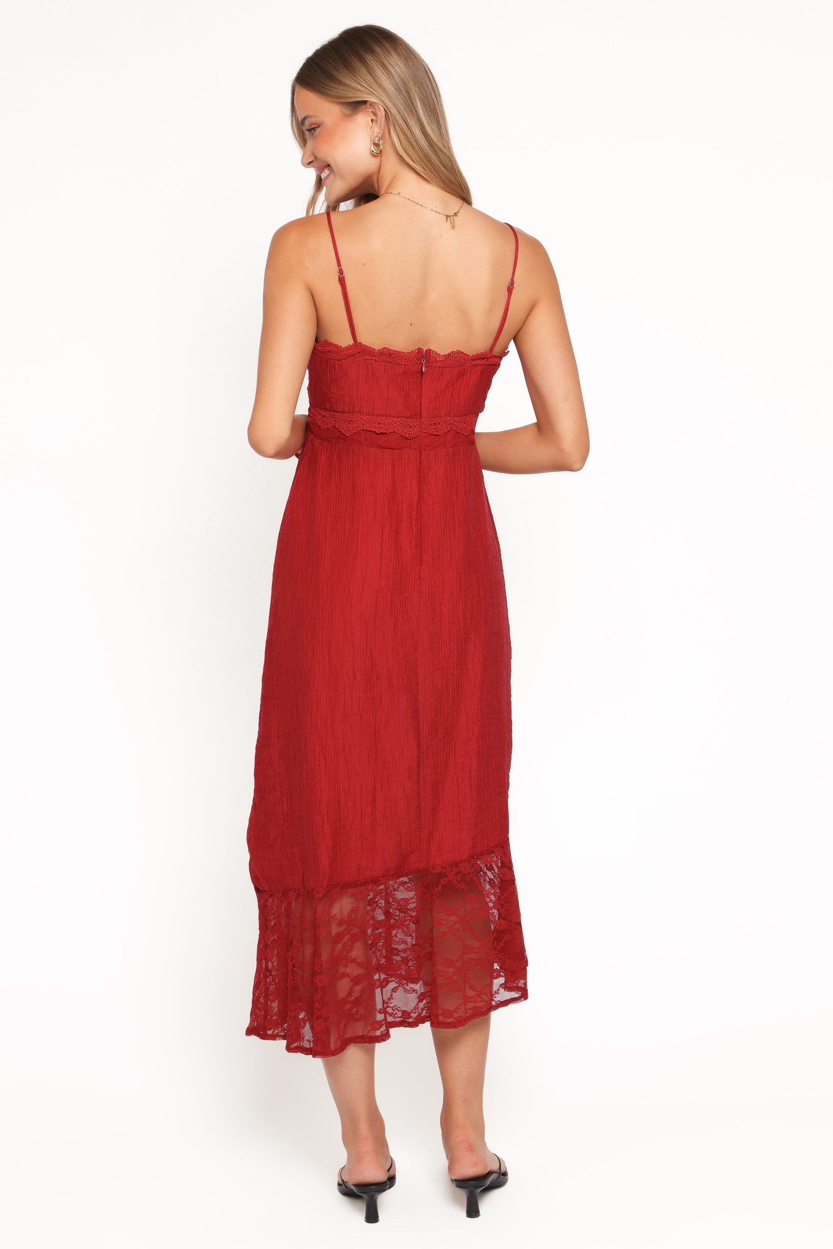 Winnie Maxi Dress - Red - Image 4