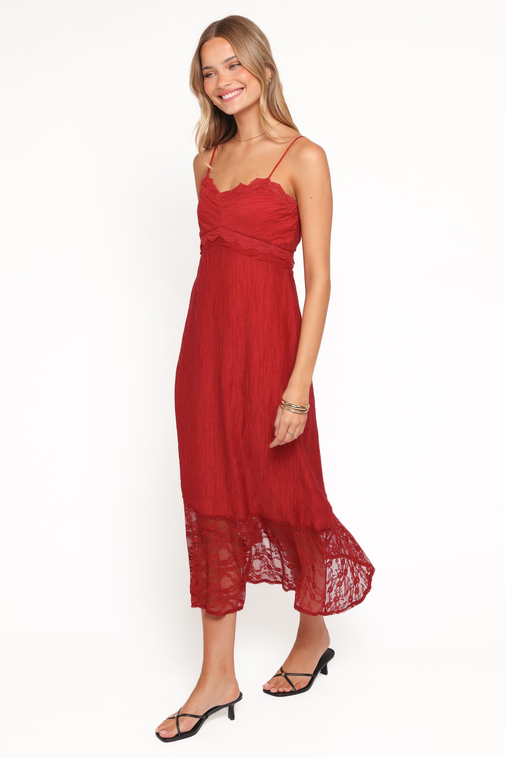 Winnie Maxi Dress - Red - Image 3