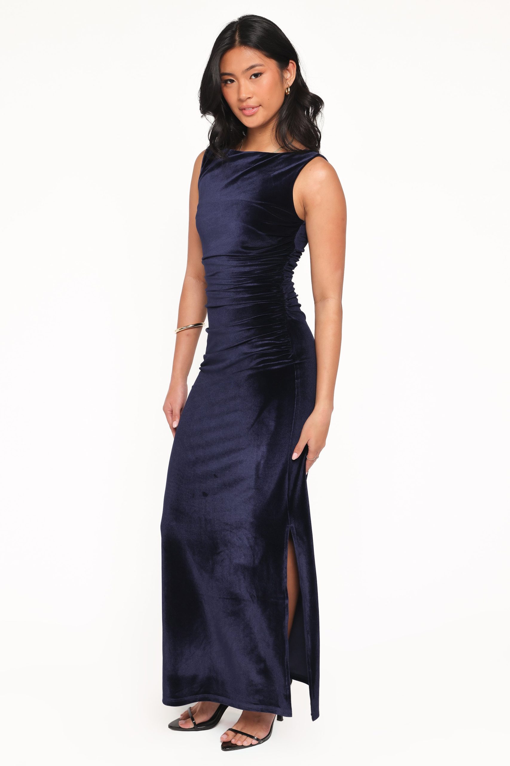 Winton Maxi Dress - Midnight Velvet - Image 3