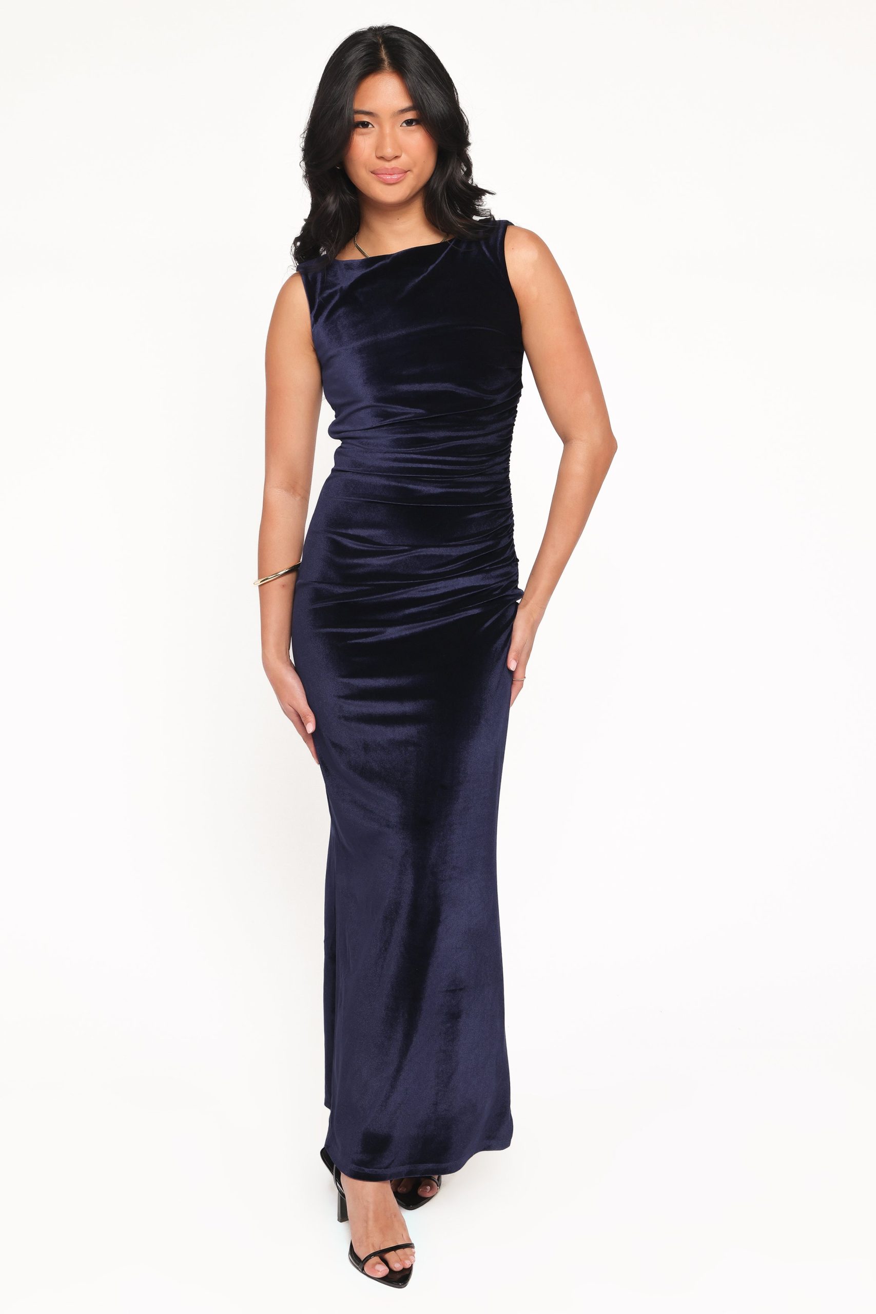 Winton Maxi Dress - Midnight Velvet - Image 5