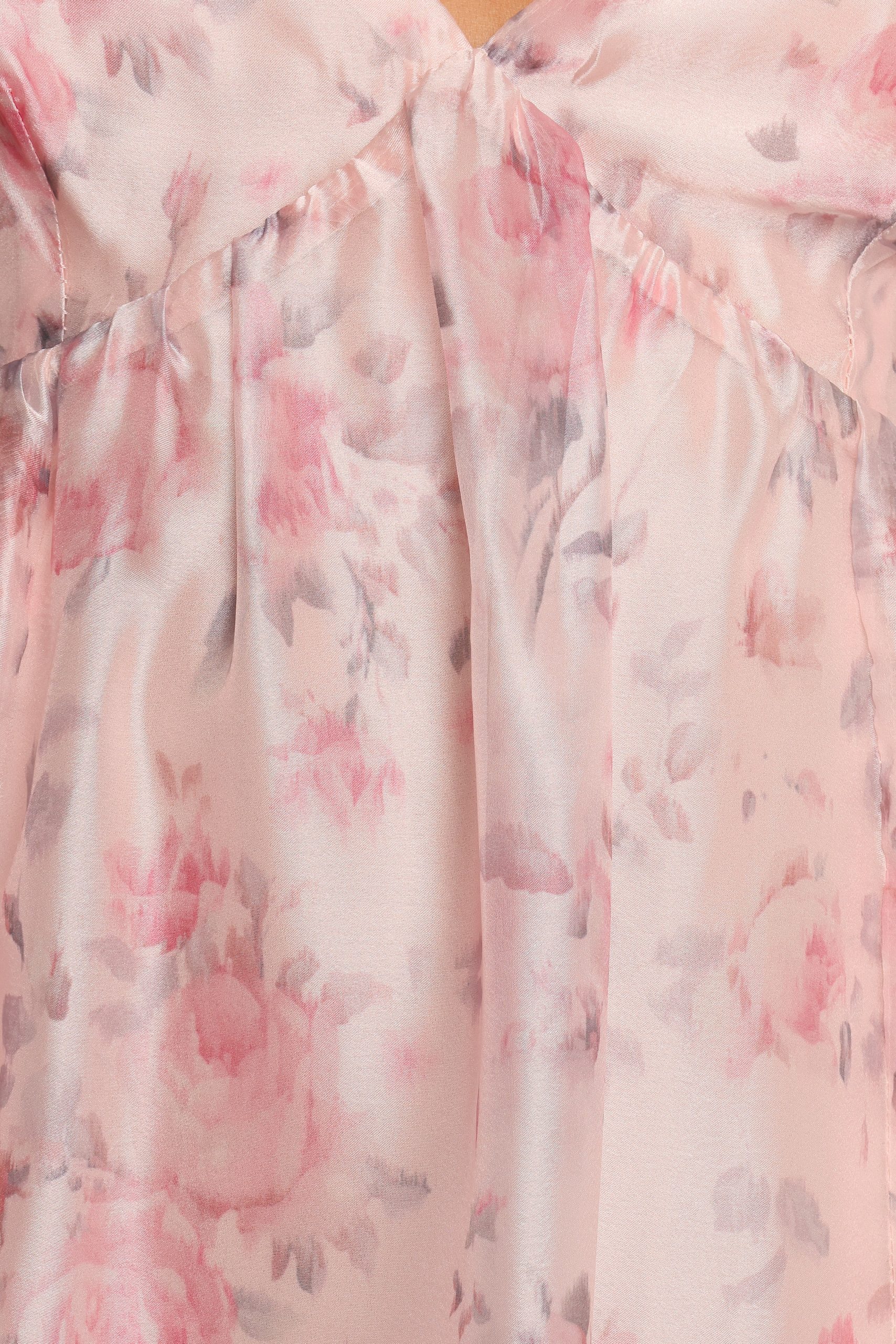 Xanthe Maxi Dress - Pink Floral - Image 6