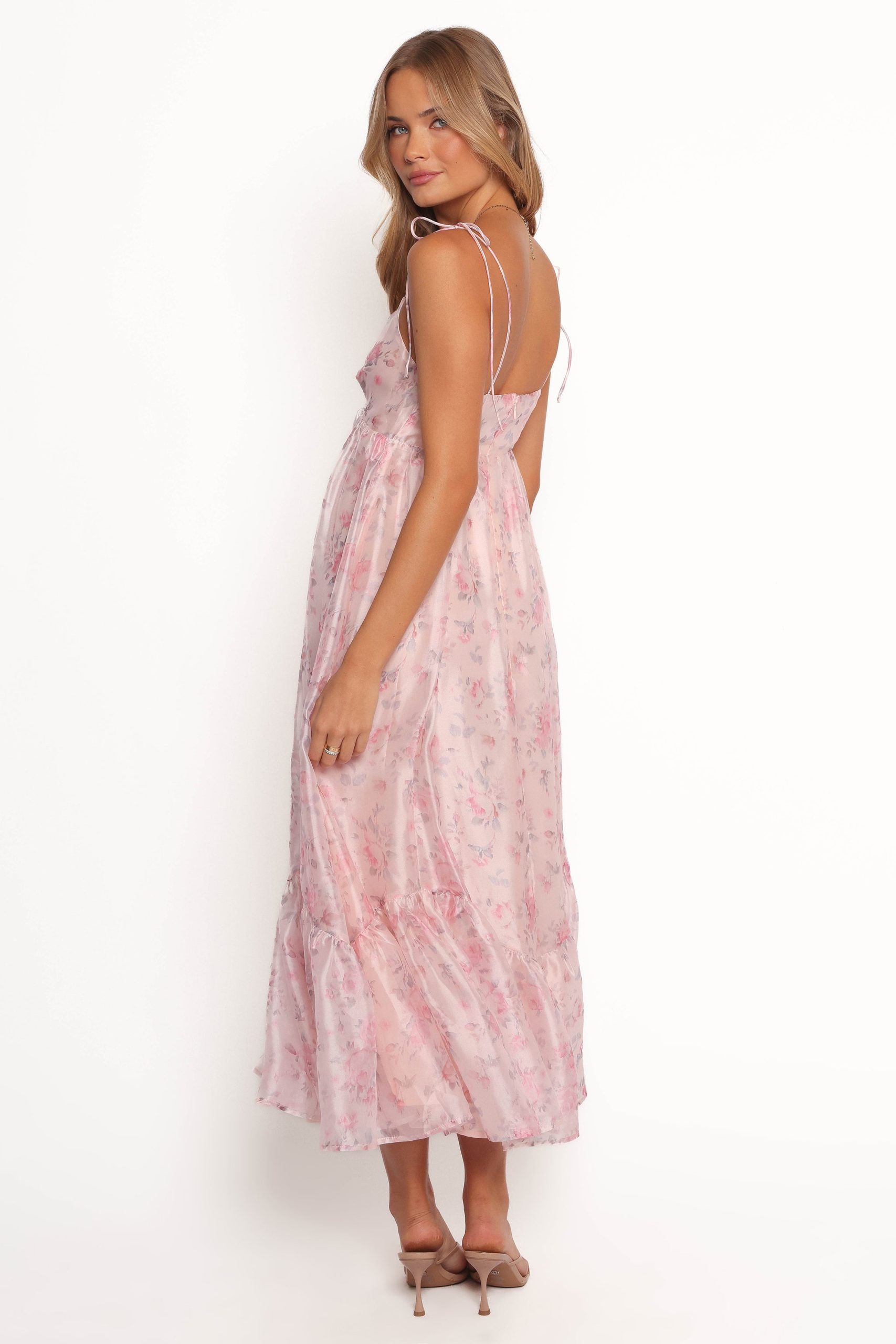 Xanthe Maxi Dress - Pink Floral - Image 3
