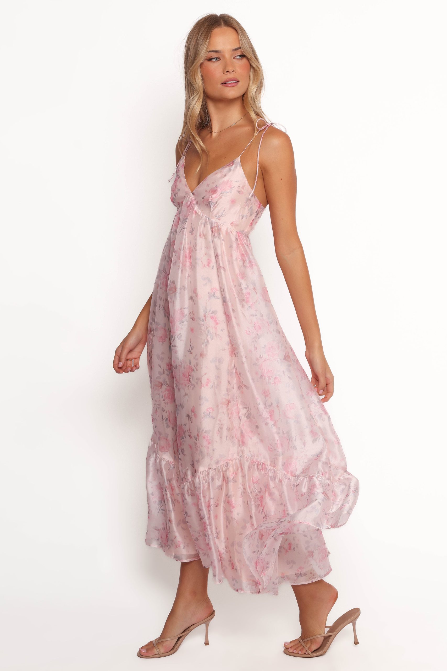 Xanthe Maxi Dress - Pink Floral - Image 2