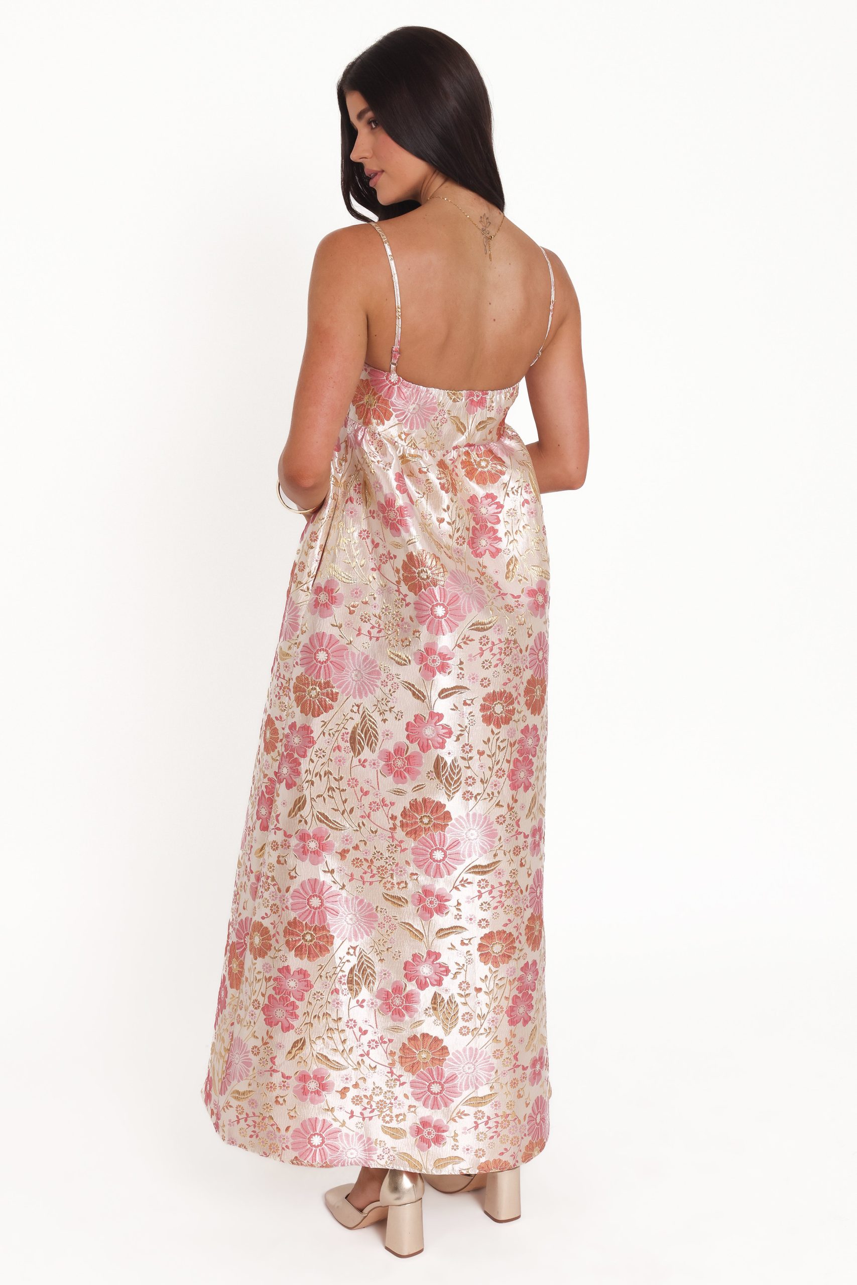 Yasmine Maxi Dress - Pink Floral - Image 5