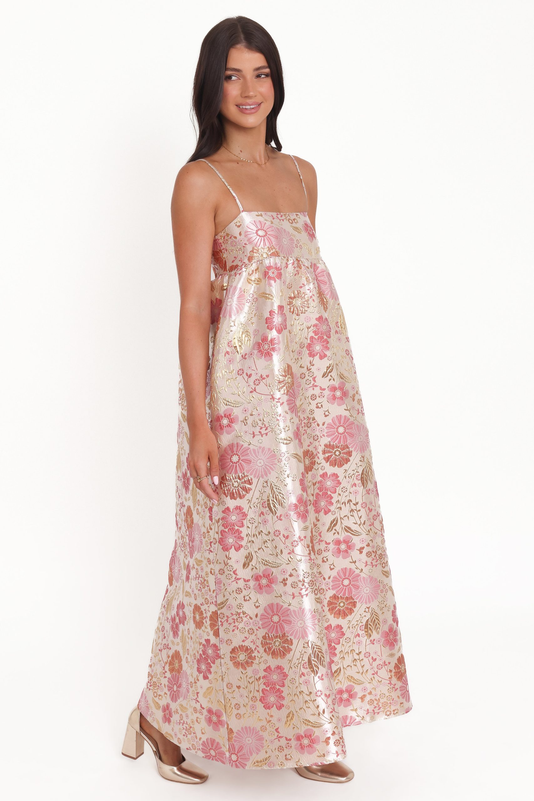 Yasmine Maxi Dress - Pink Floral - Image 4