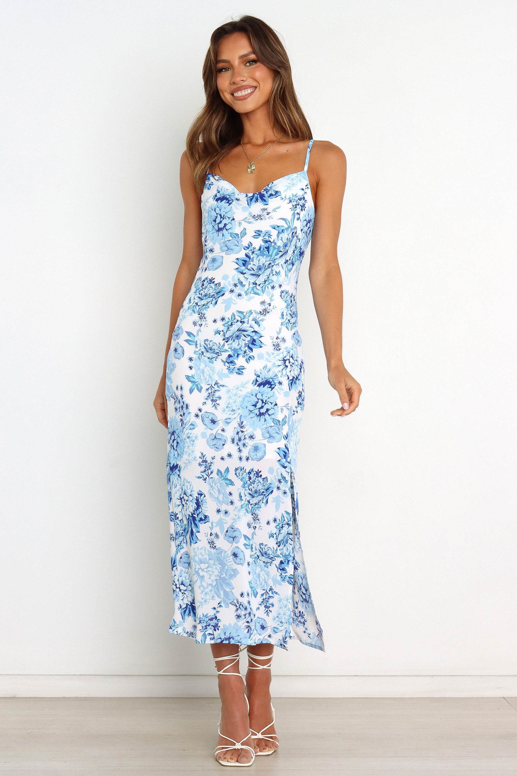 Yelena Dress - Blue - Image 9