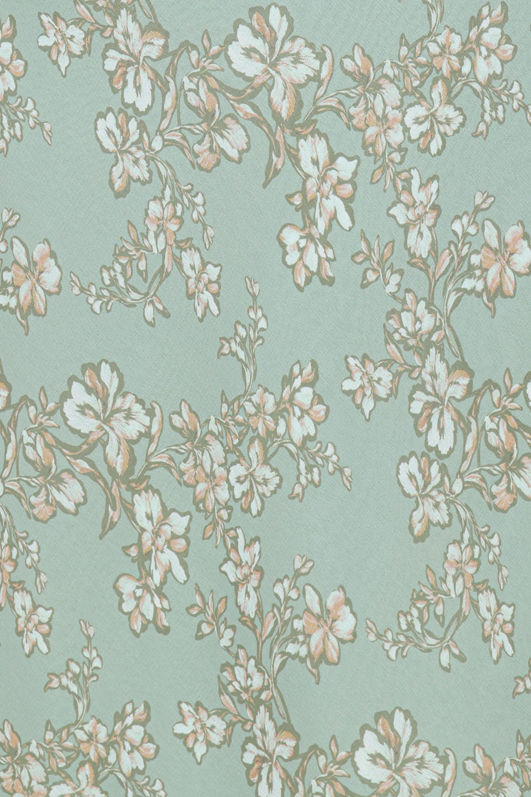Yolanda Long Sleeve Maxi Dress - Sage Green Floral - Image 7