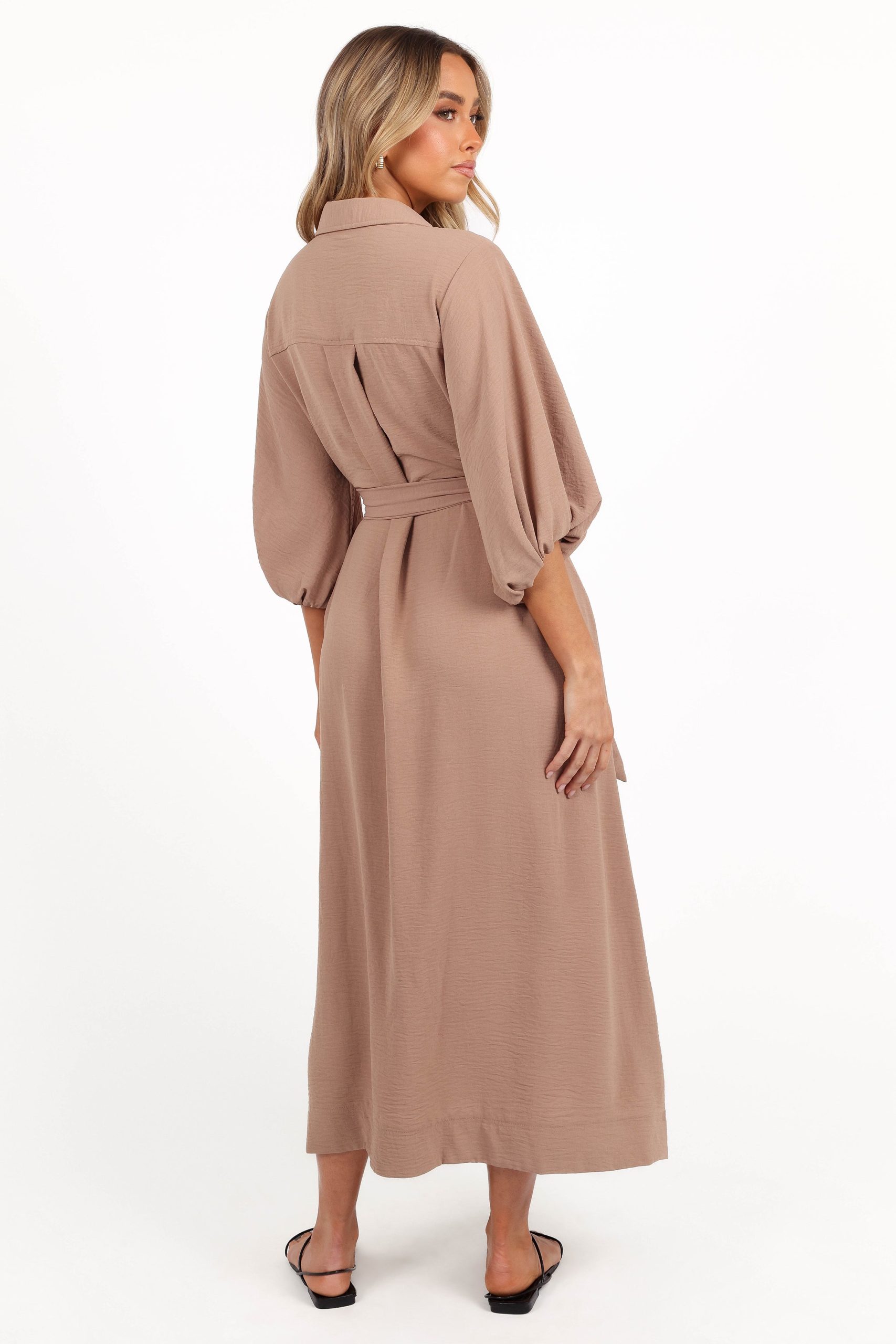 Zanita Midi Dress - Toast - Image 4