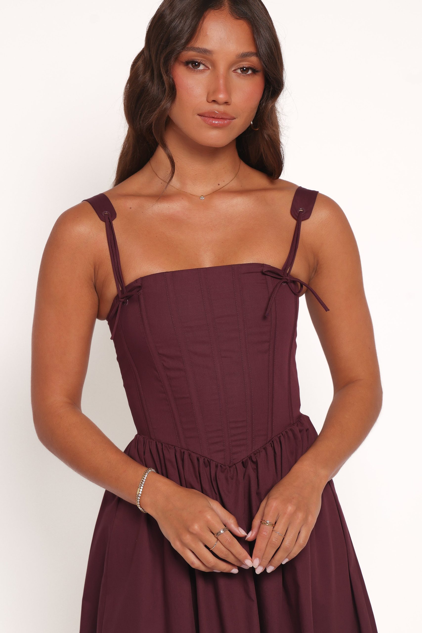 Zenobia Midi Dress - Cherry - Image 2