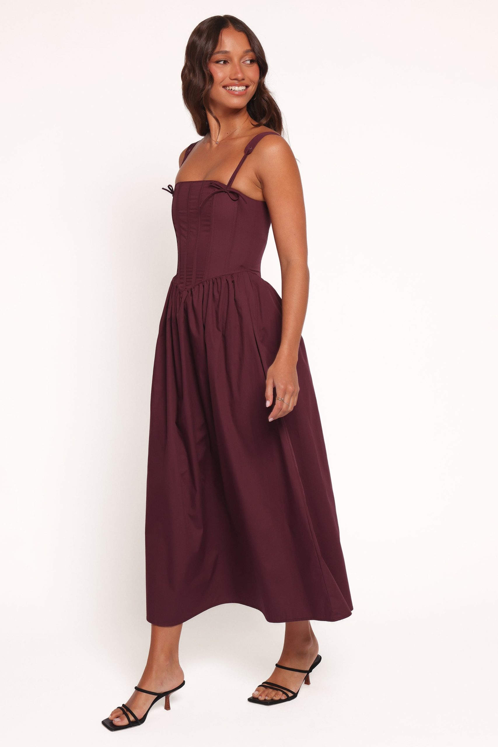 Zenobia Midi Dress - Cherry - Image 4