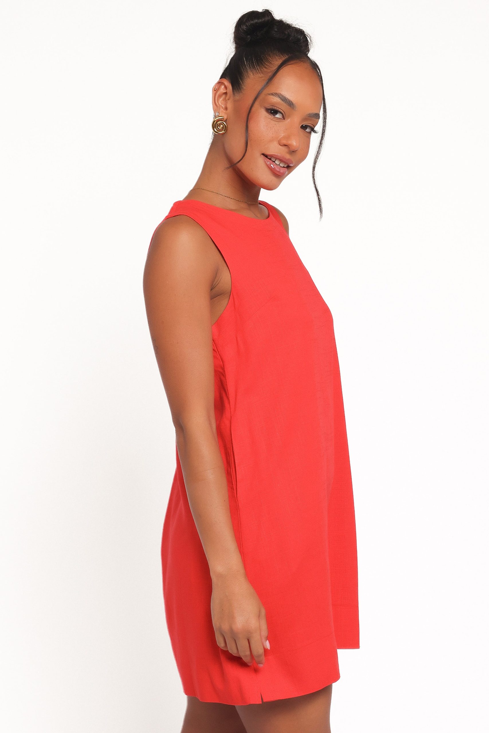 Zoe Mini Dress - Red - Image 4