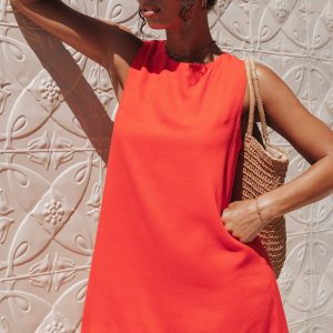 Zoe Mini Dress - Red